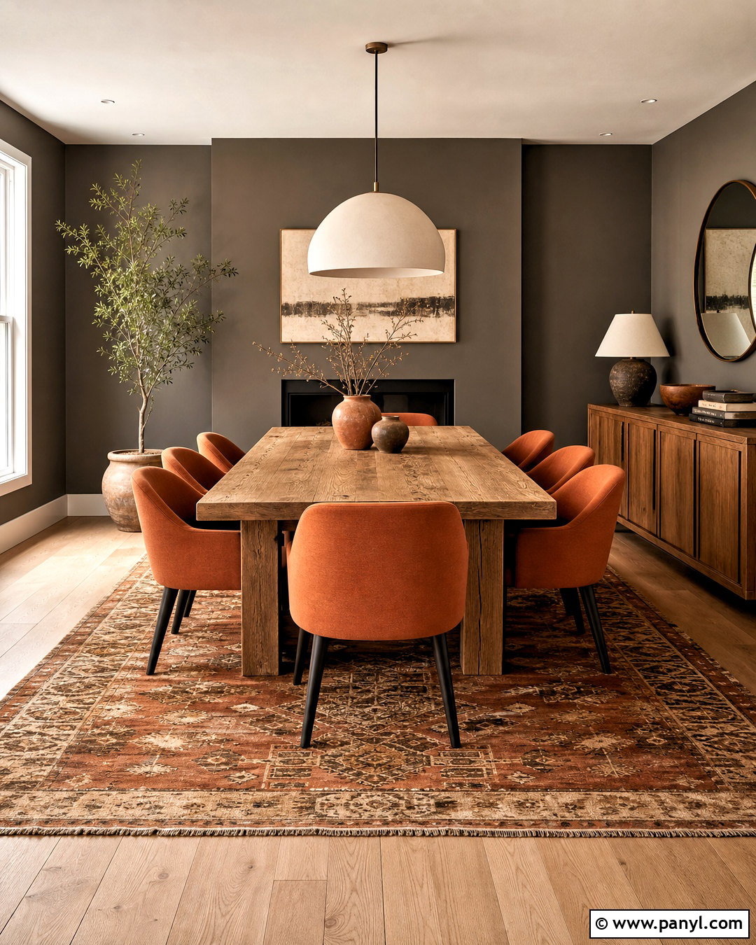 Urbane Bronze And Terracotta Dining Room - 20 urbane bronze color palette ideas
