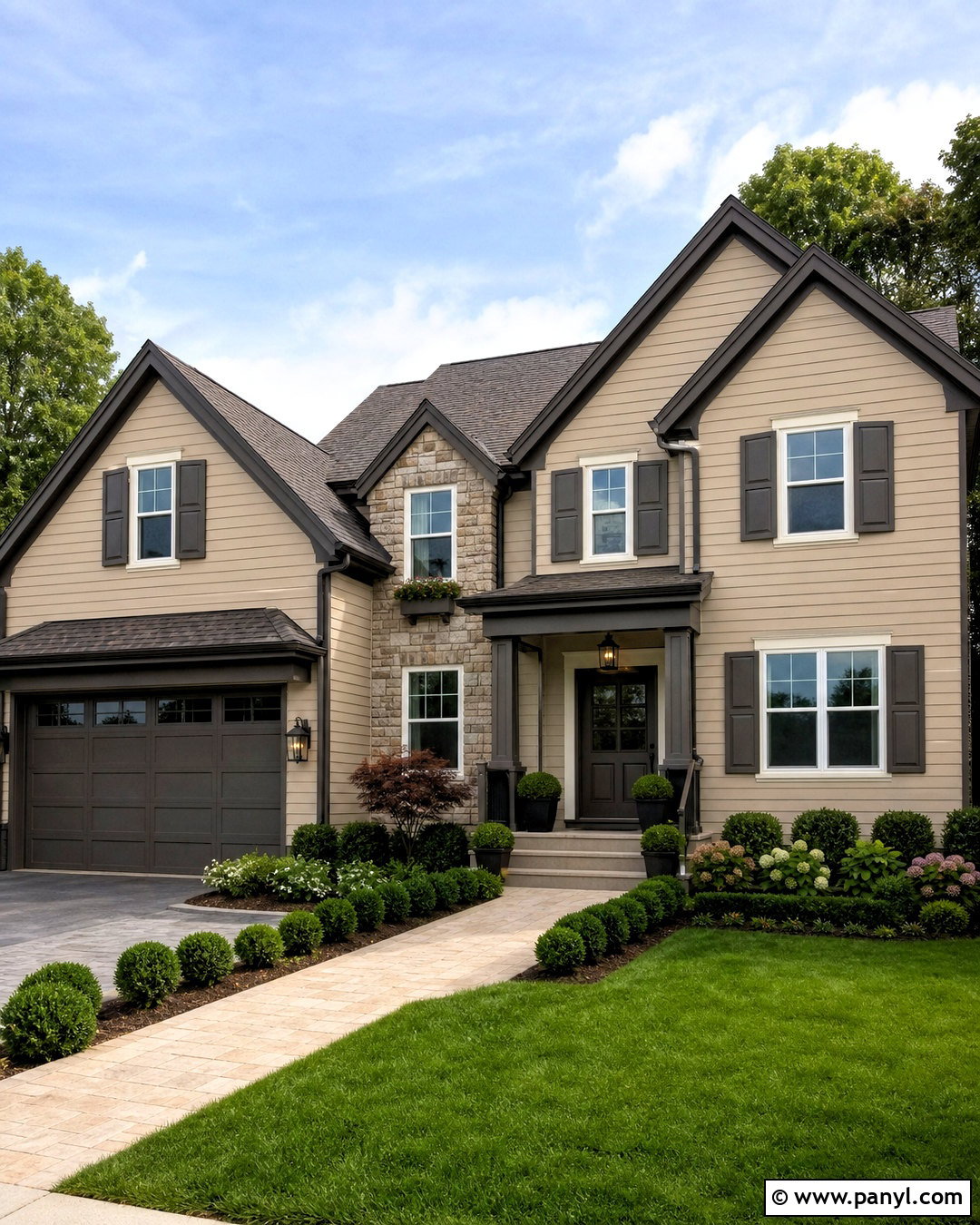 Urbane Bronze And Warm Beige Exterior - 20 urbane bronze sherwin williams exterior ideas