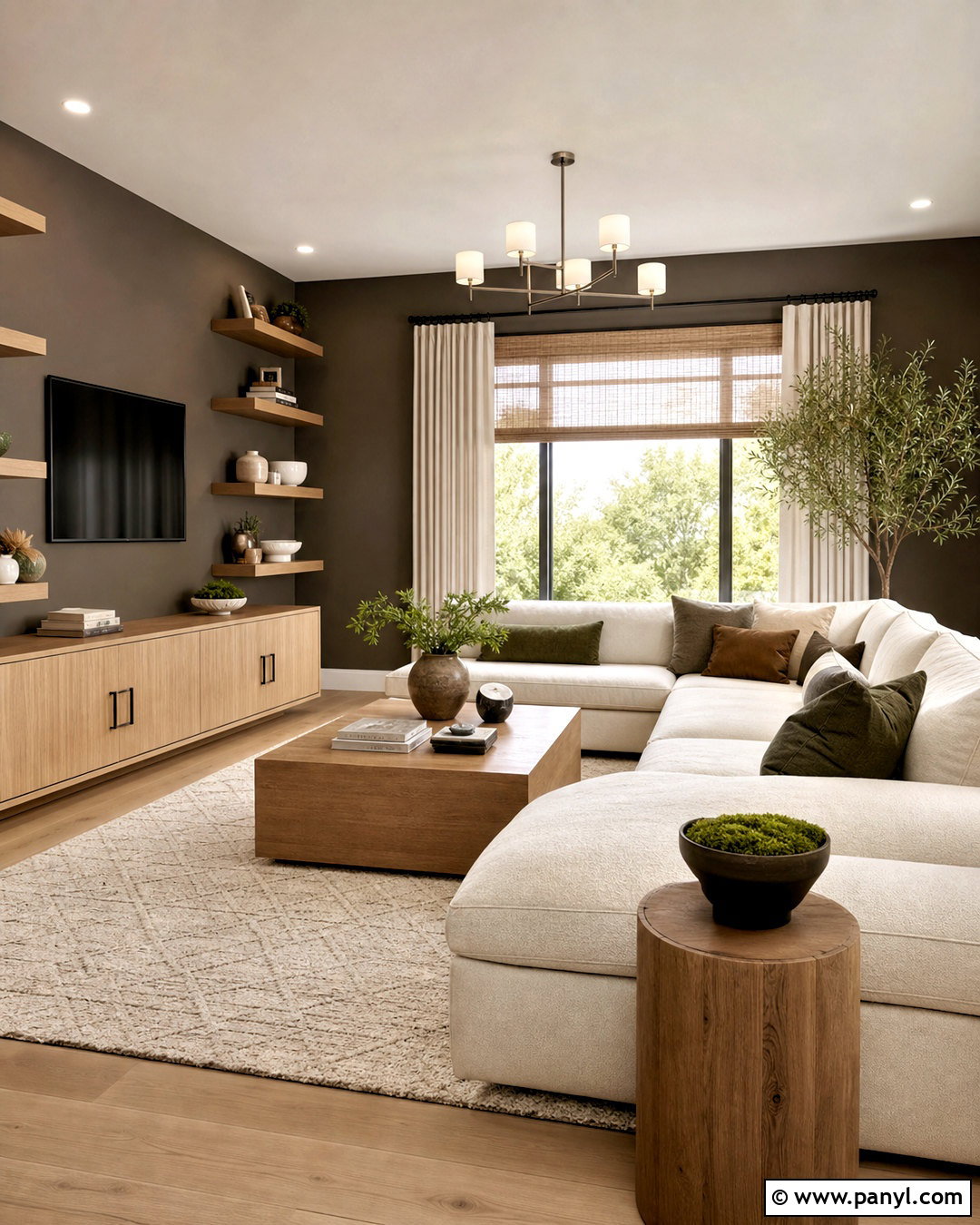 Urbane Bronze And White Oak Living Room - 20 urbane bronze living room ideas