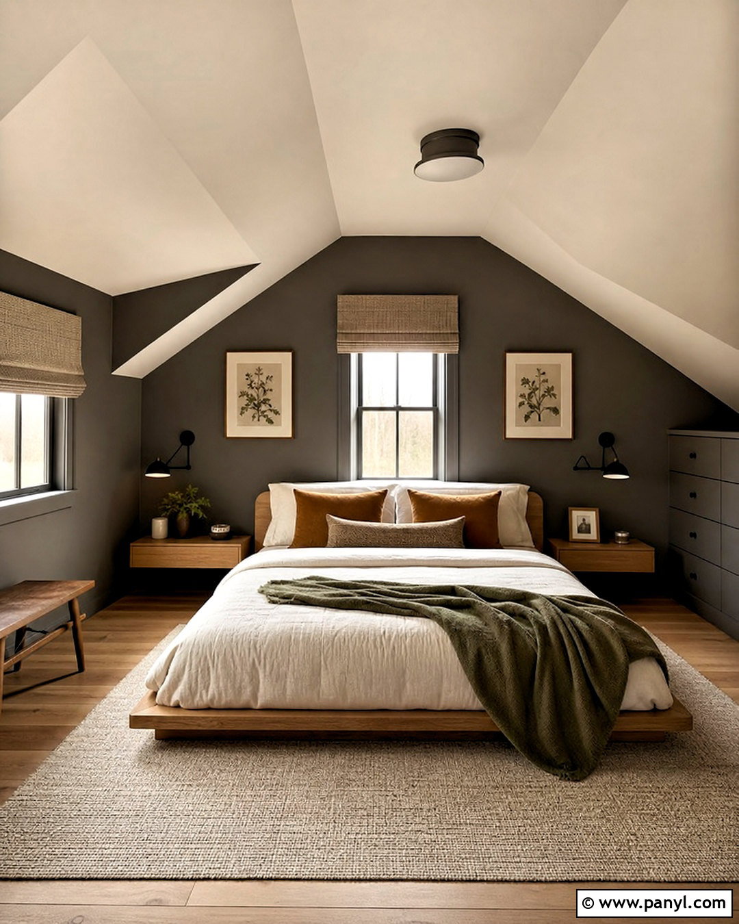 Urbane Bronze Attic Bedroom - 20 urbane bronze bedroom ideas
