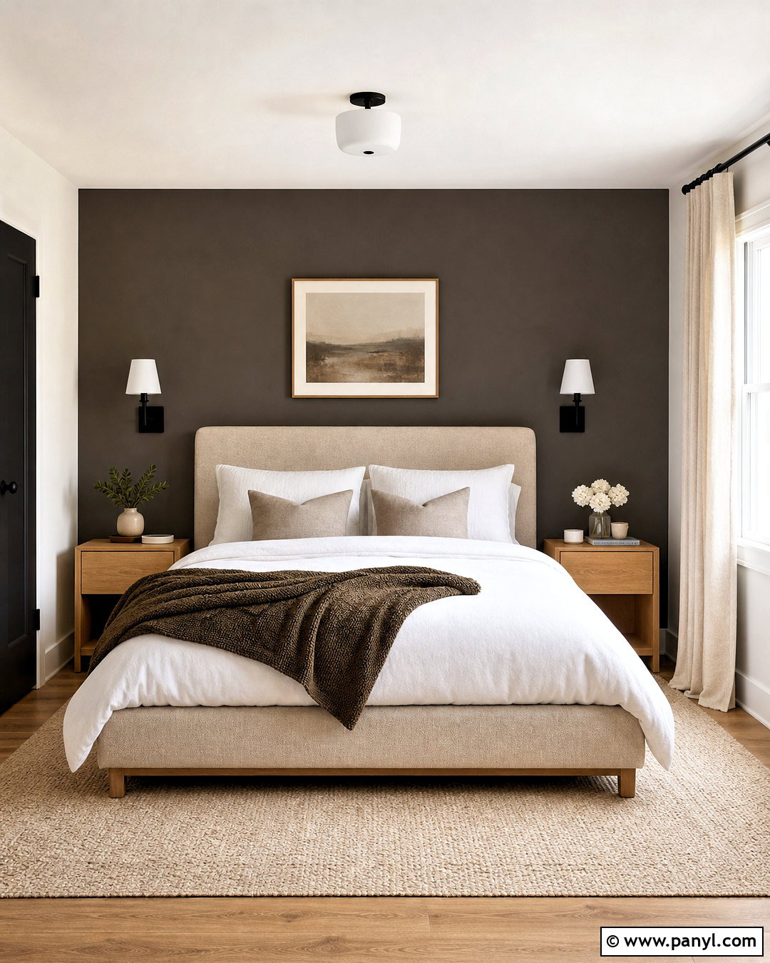 Urbane Bronze Bedroom Accent Wall - 20 urbane bronze bedroom ideas