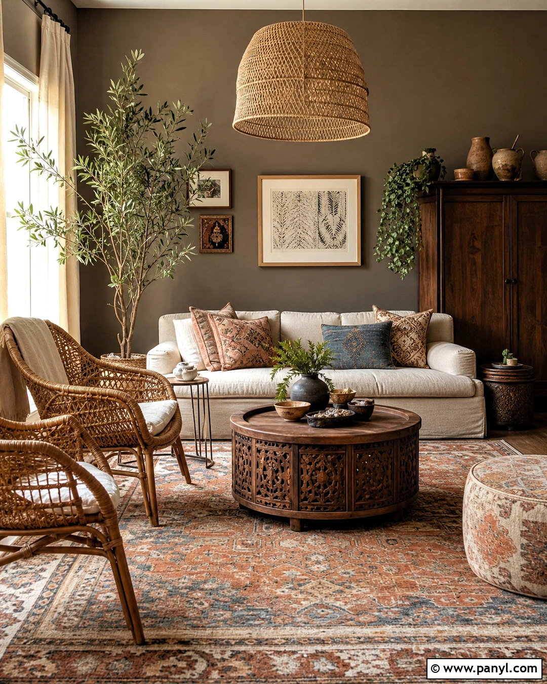 Urbane Bronze Boho Living Room - 20 urbane bronze living room ideas