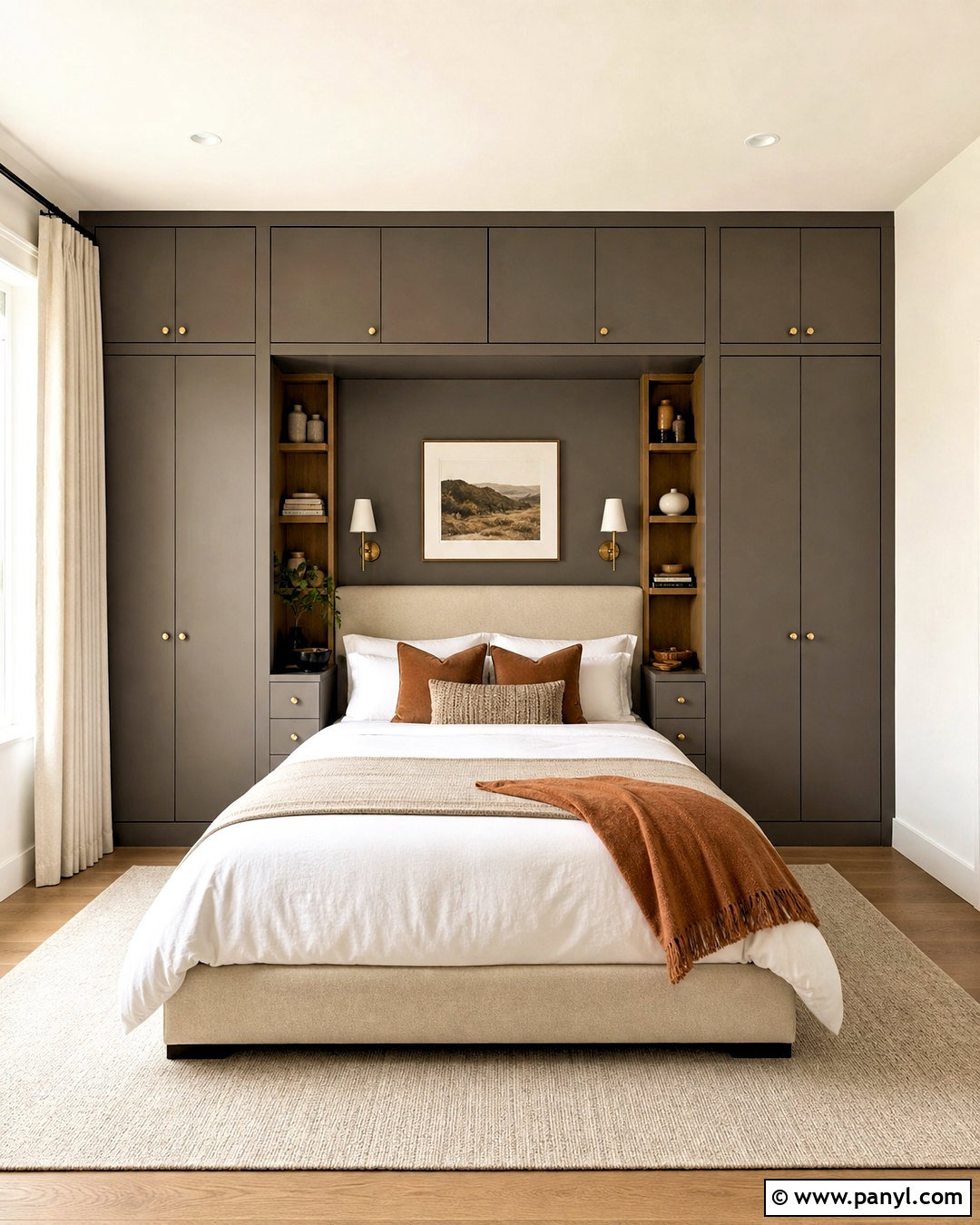 Urbane Bronze Built-In Bedroom - 20 urban bronze bedroom ideas