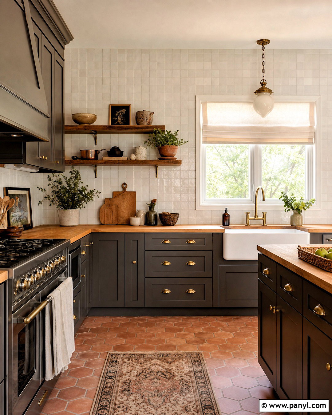 Urbane Bronze Cabinets With Butcher Block - 20 urbane bronze kitchen cabinets