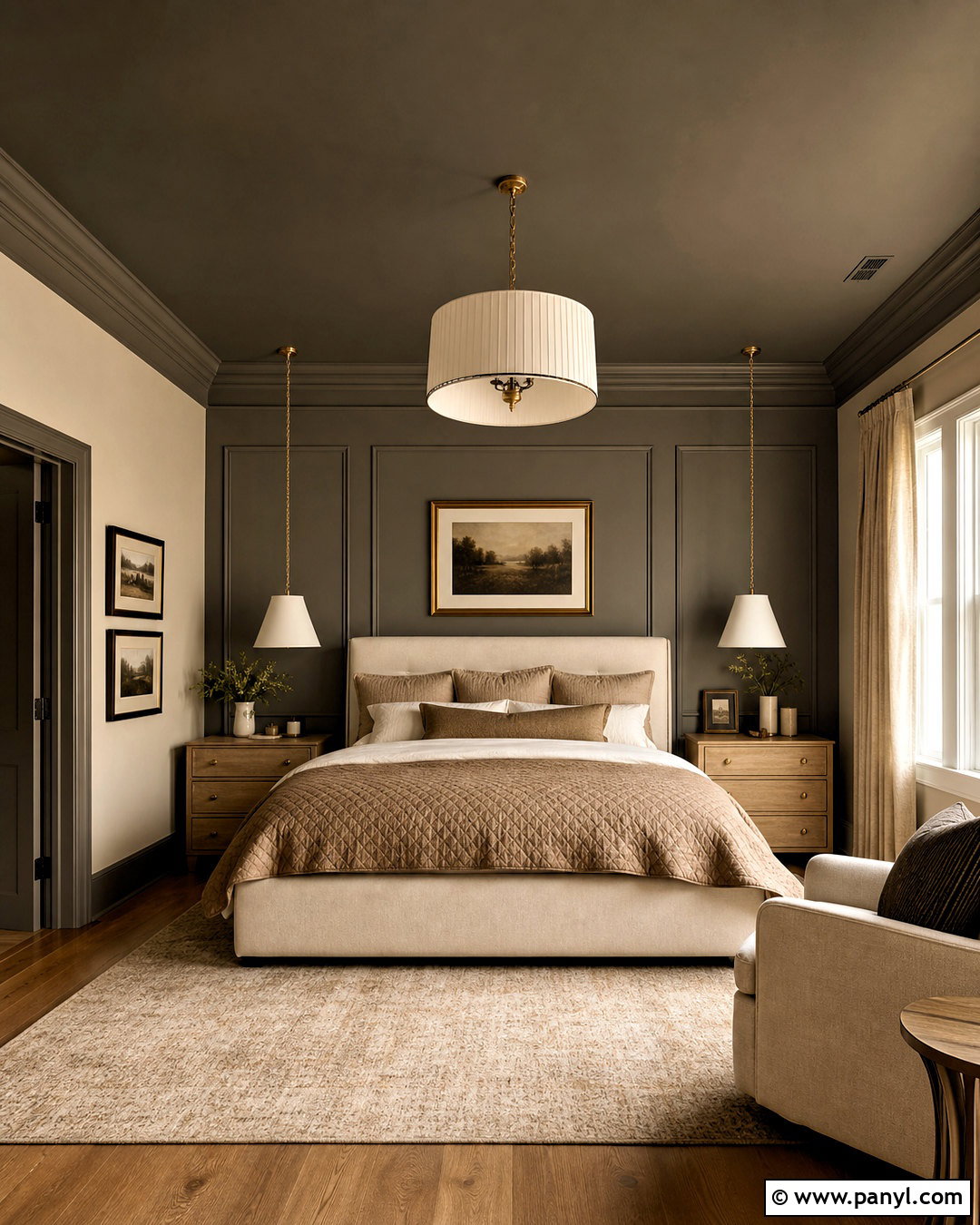 Urbane Bronze Ceiling Bedroom - 20 urban bronze bedroom ideas