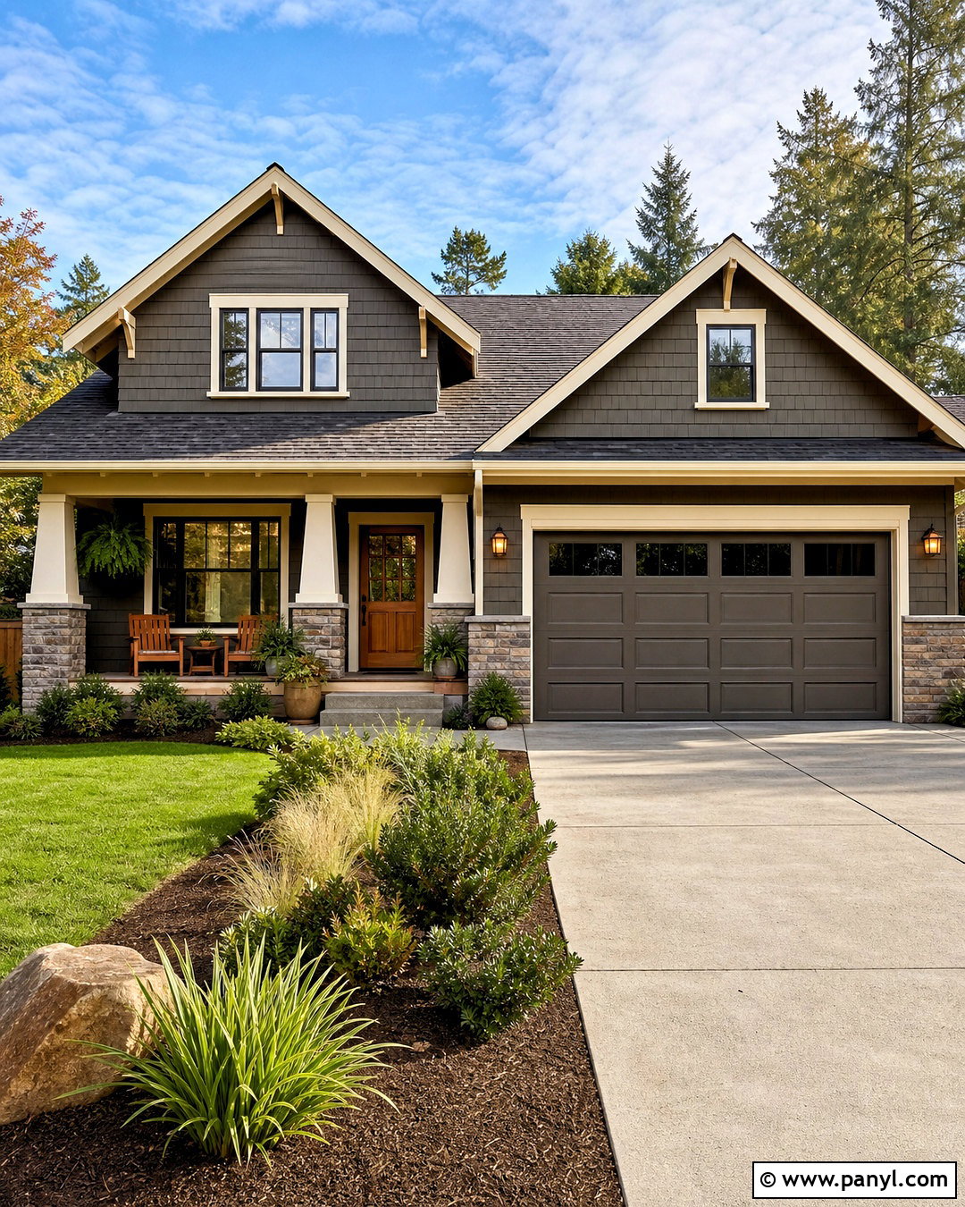 Urbane Bronze Craftsman Exterior - 20 urbane bronze sherwin williams exterior ideas
