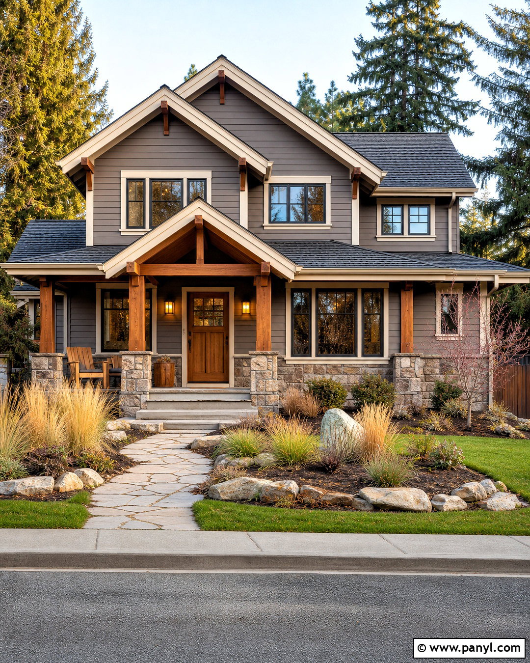 Urbane Bronze Craftsman Exterior - 20 iron ore vs urbane bronze ideas