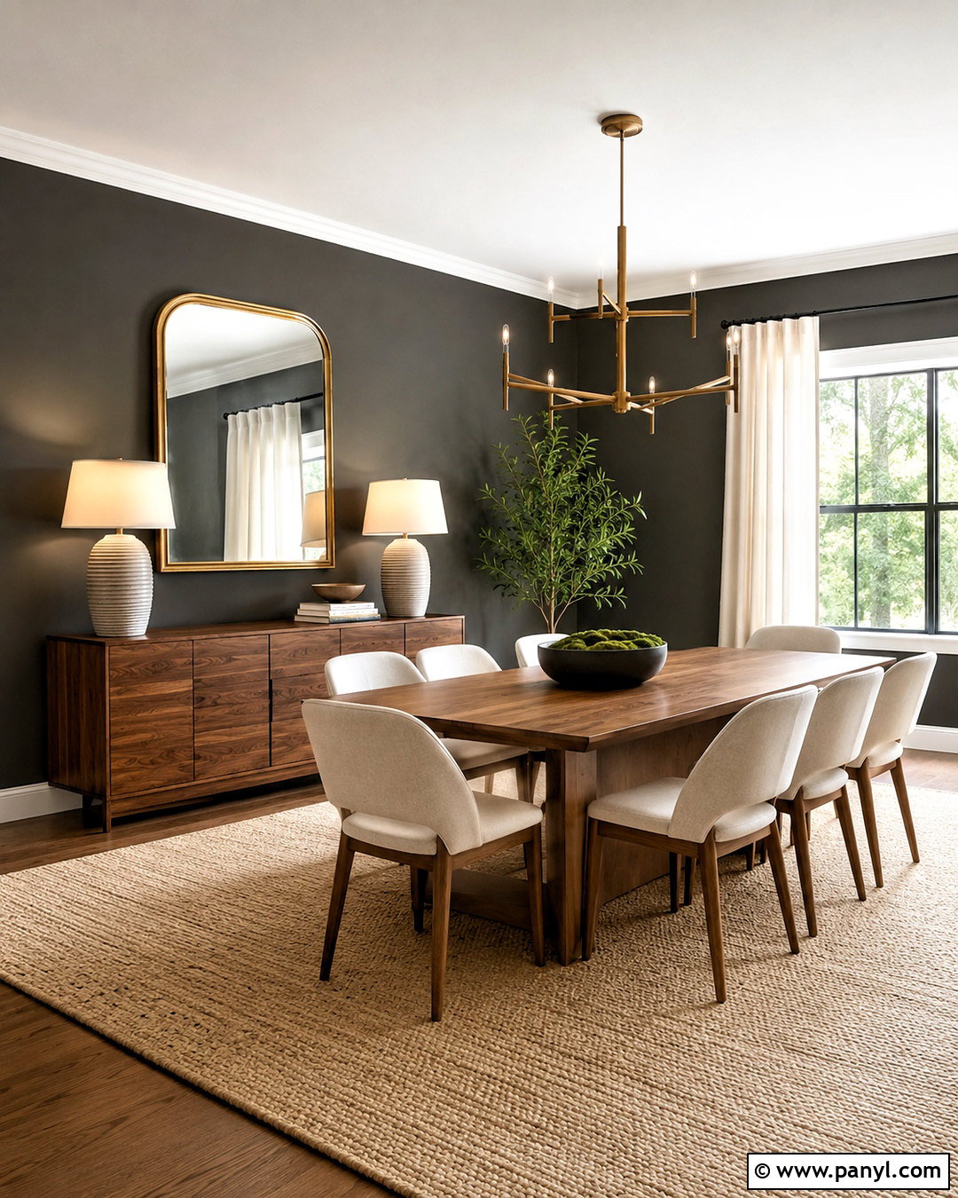 Urbane Bronze Dining Room Accent Wall - 35 urbane bronze accent wall ideas