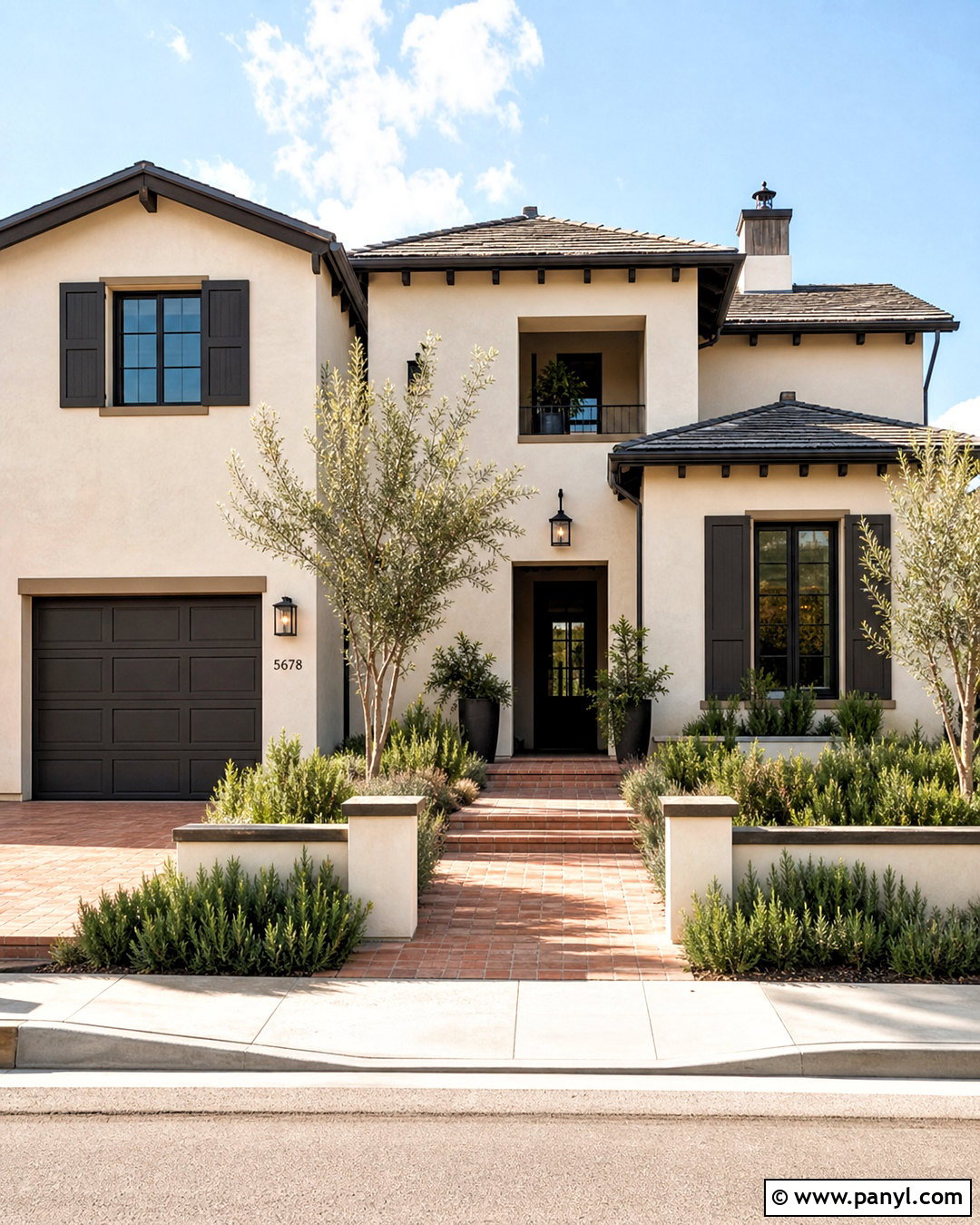 Urbane Bronze Exterior With Cream Stucco - 20 sw urbane bronze exterior ideas