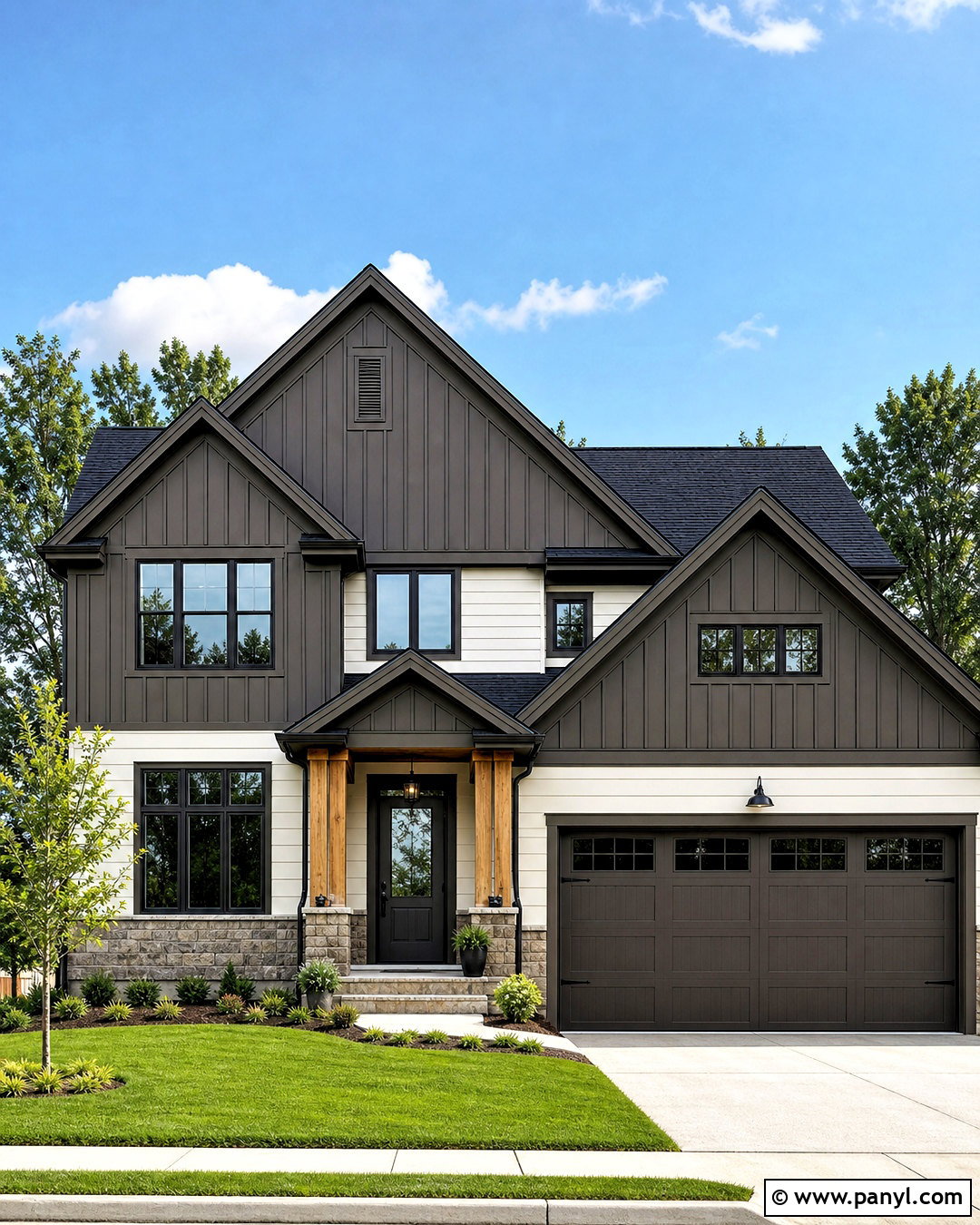 Urbane Bronze Exterior With Shoji White - 20 sw urbane bronze exterior ideas