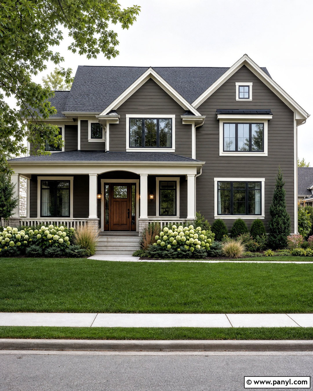 Urbane Bronze Exterior With White Trim - 20 urbane bronze sherwin williams exterior ideas
