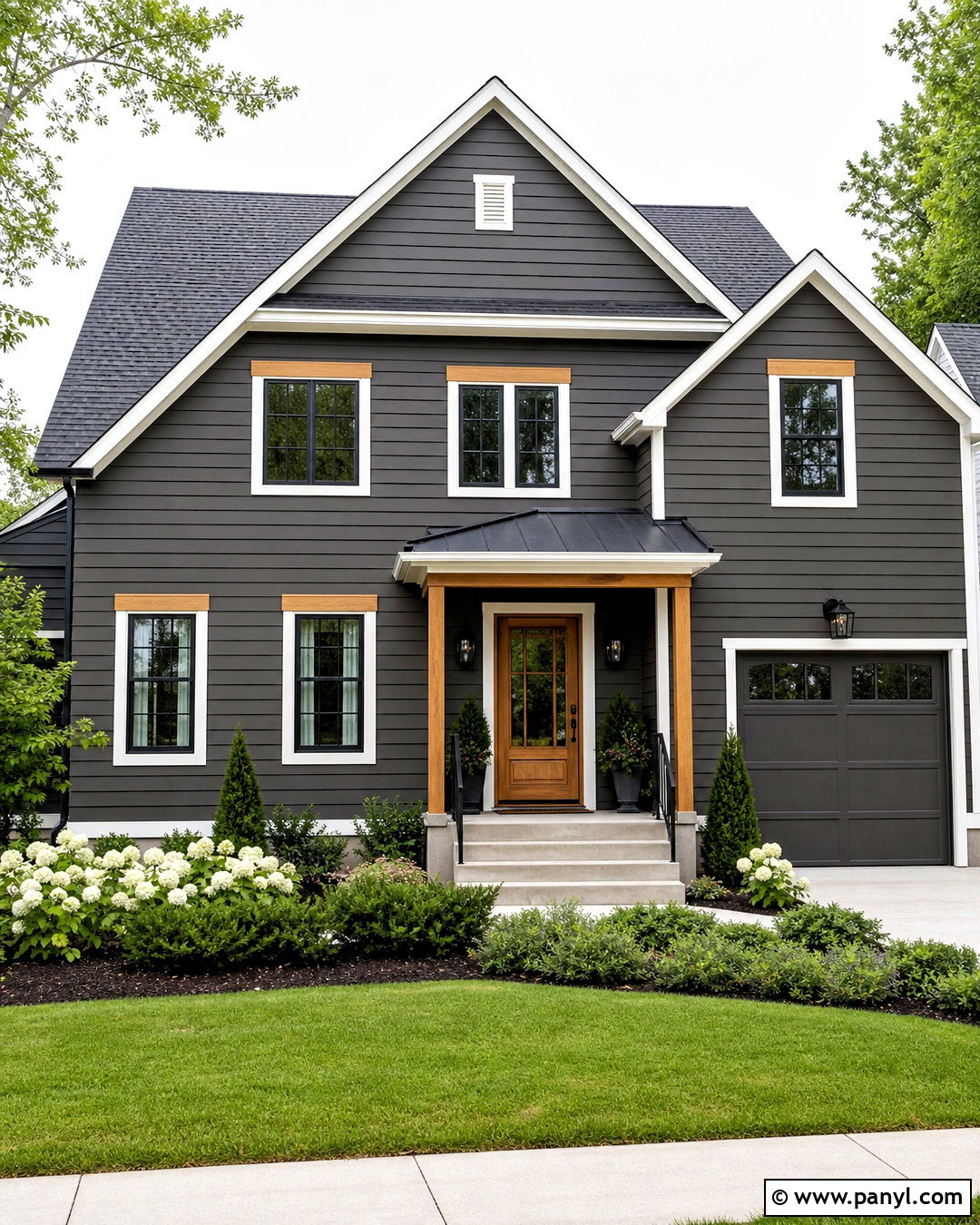 Urbane Bronze Exterior With White Trim - 20 sw urbane bronze exterior ideas