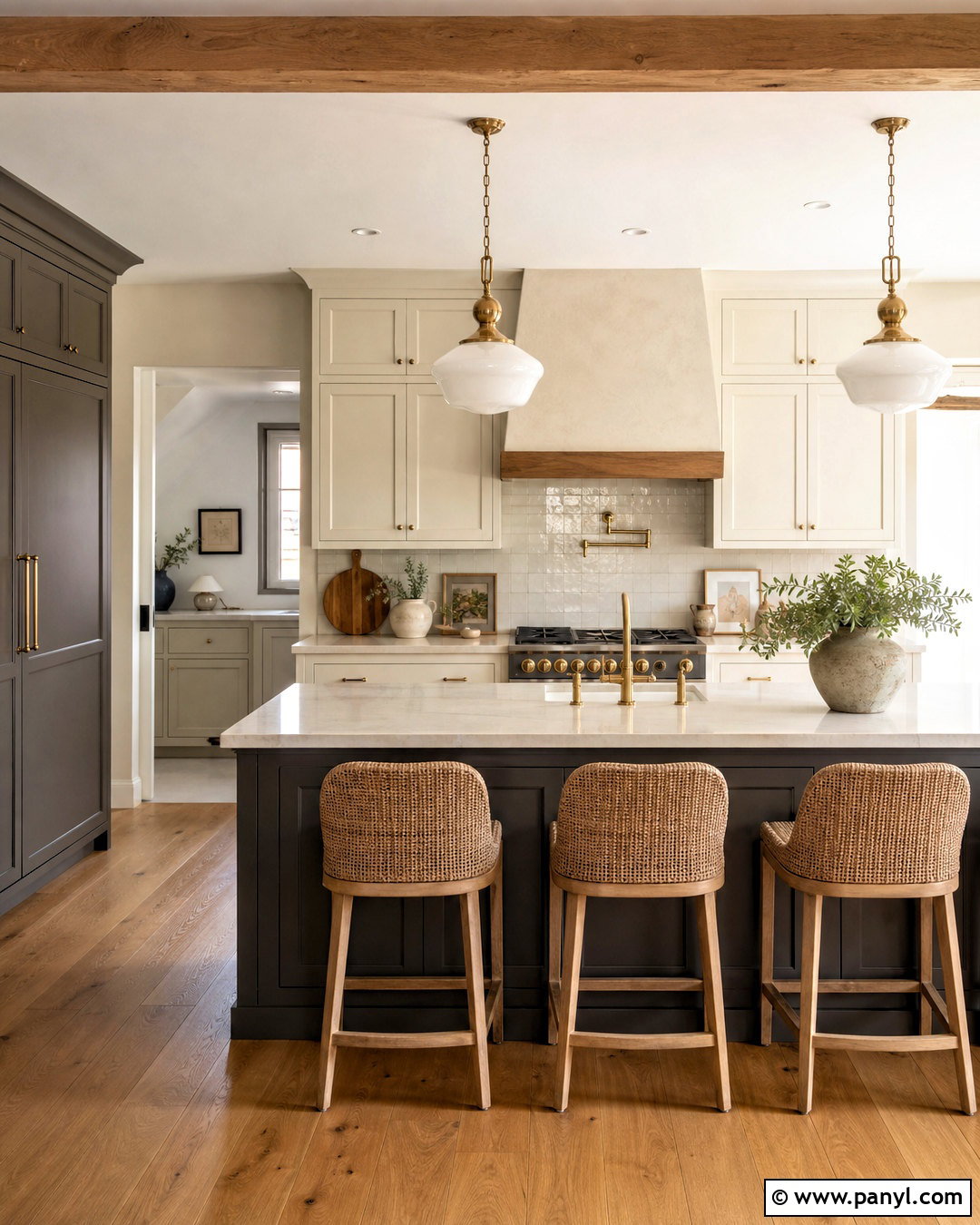 Urbane Bronze Farmhouse Kitchen - 20 sherwin williams farmhouse colors