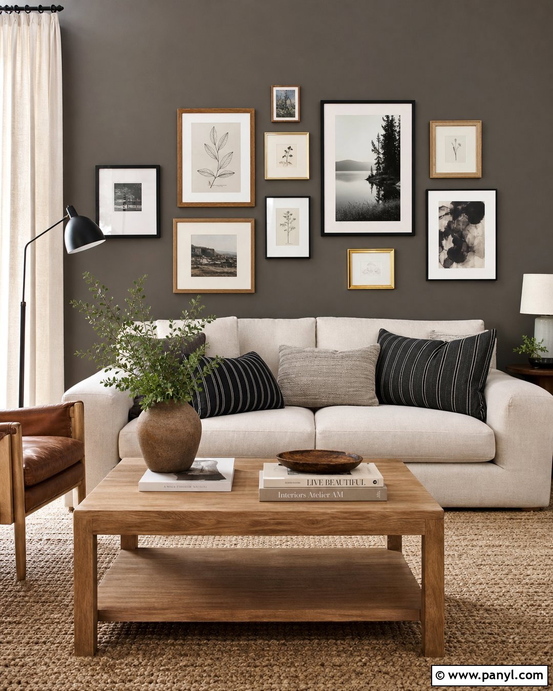 Urbane Bronze Gallery Wall - 20 urbane bronze wall ideas