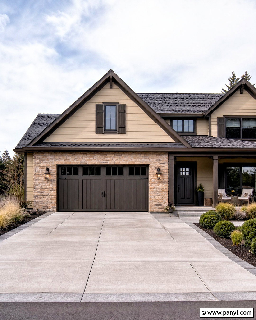 Urbane Bronze Garage Door Exterior - 20 sw urbane bronze exterior ideas