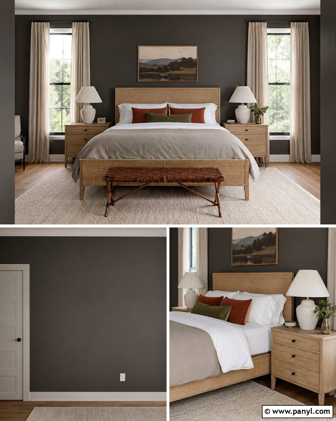 Urbane Bronze Guest Bedroom Walls - 20 urbane bronze wall ideas
