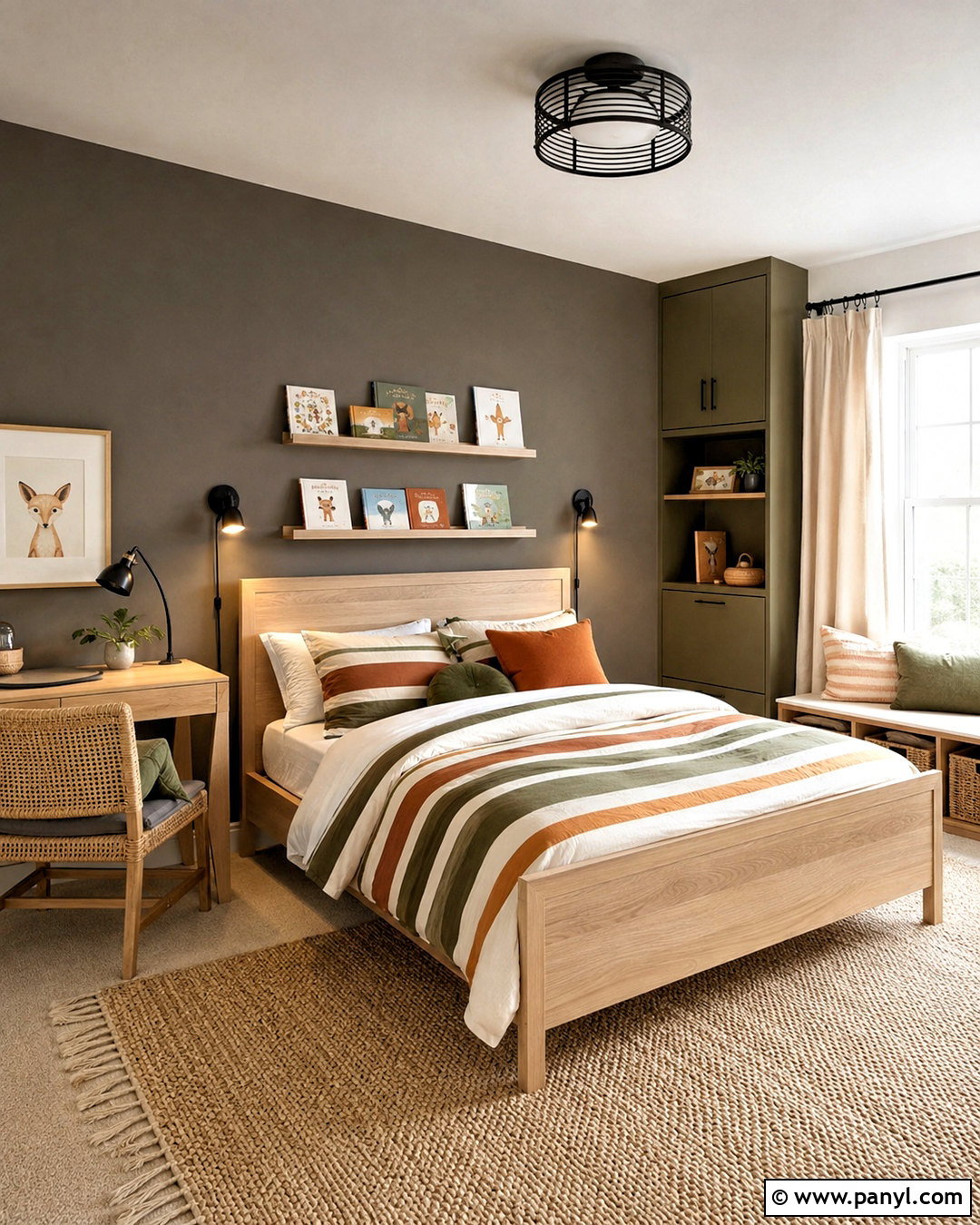 Urbane Bronze Kids Bedroom Accent Wall - 35 urbane bronze accent wall ideas