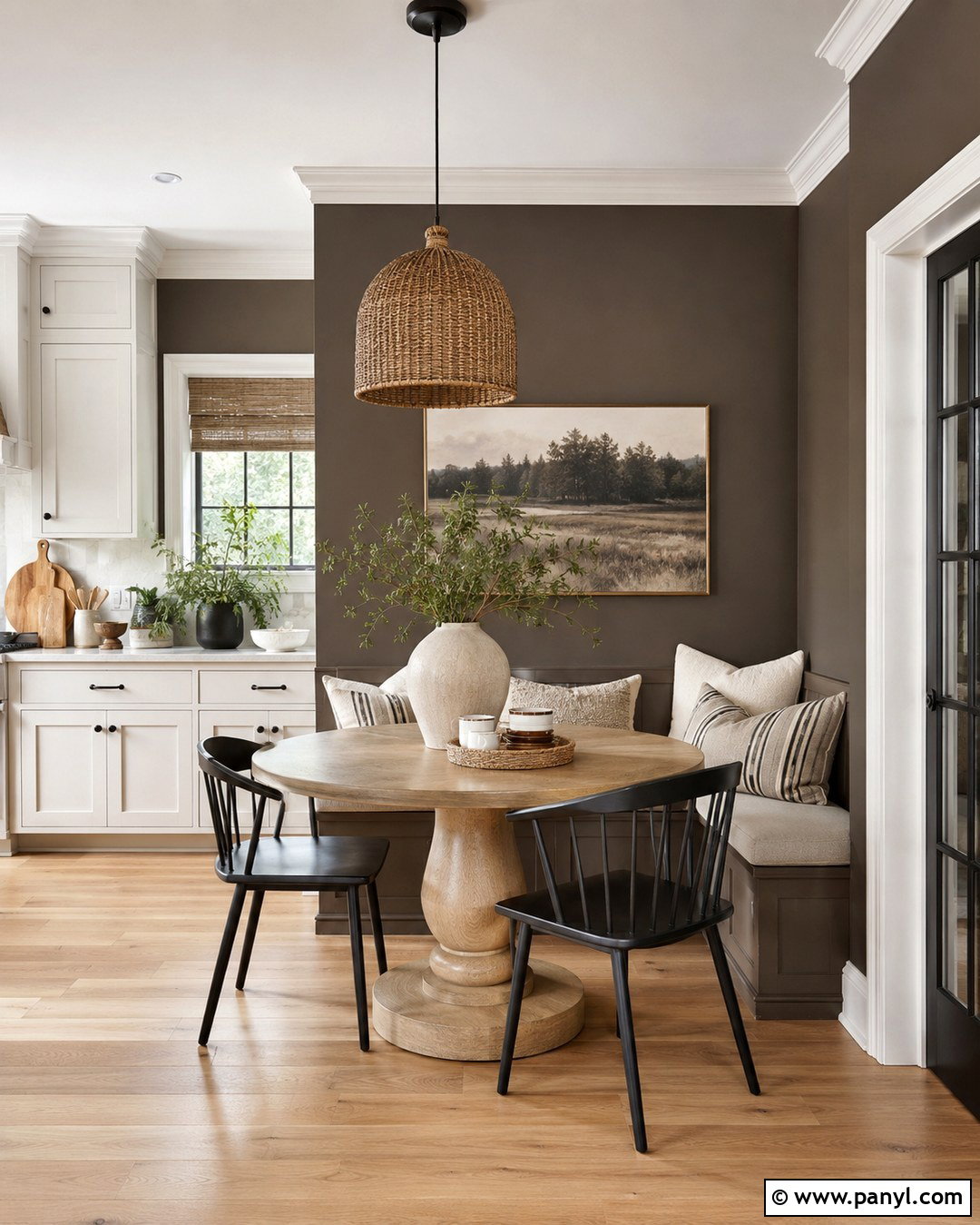 Urbane Bronze Kitchen Breakfast Nook - 20 Urban Bronze Wall Color Ideas