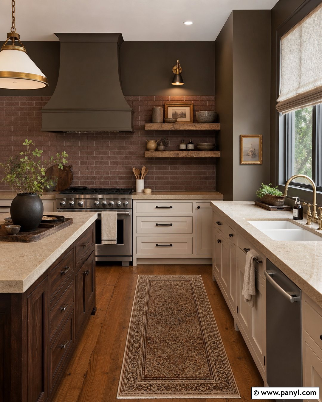 25 Urbane Bronze Kitchen Walls for a Rich, Modern Kitchen