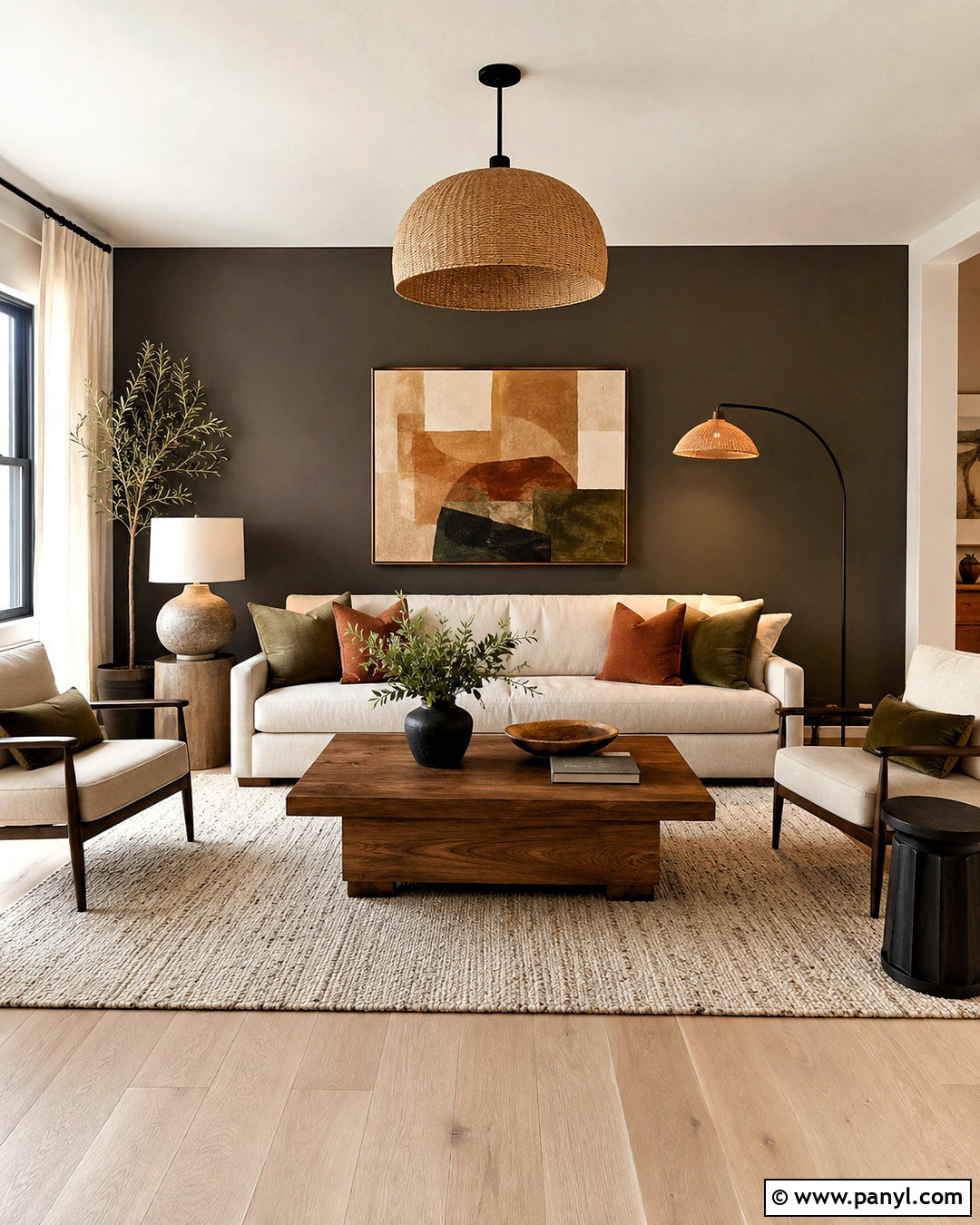 Urbane Bronze Living Room Accent Wall - 35 urbane bronze accent wall ideas