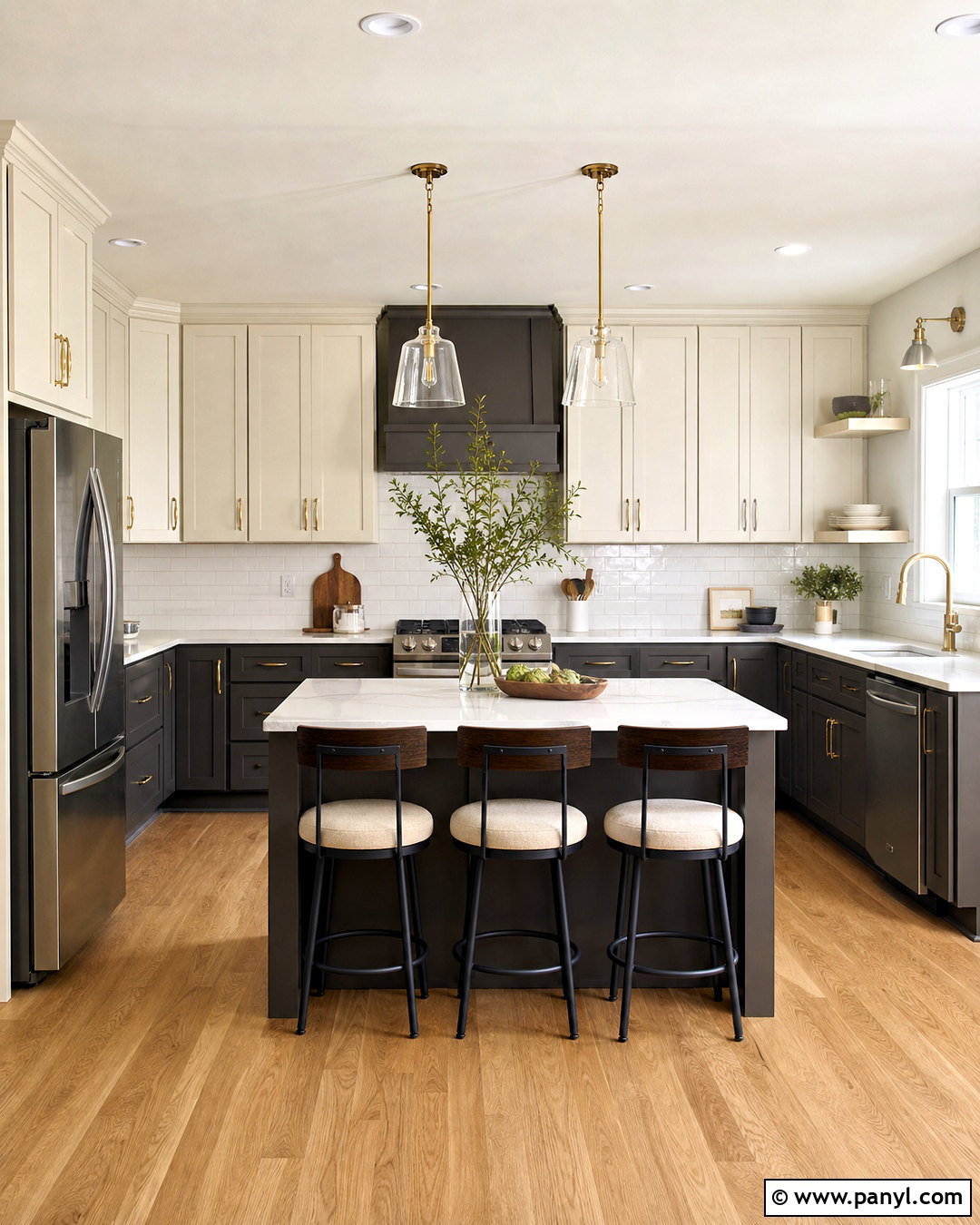 Urbane Bronze Lower Cabinets With White Uppers - 20 urbane bronze kitchen cabinets