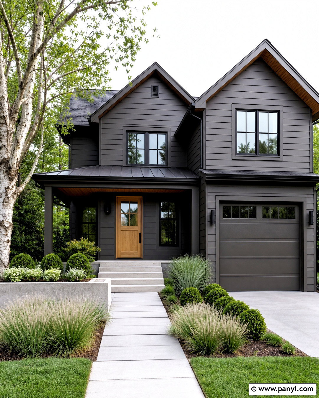 Urbane Bronze Monochromatic Exterior - 20 urbane bronze sherwin williams exterior ideas