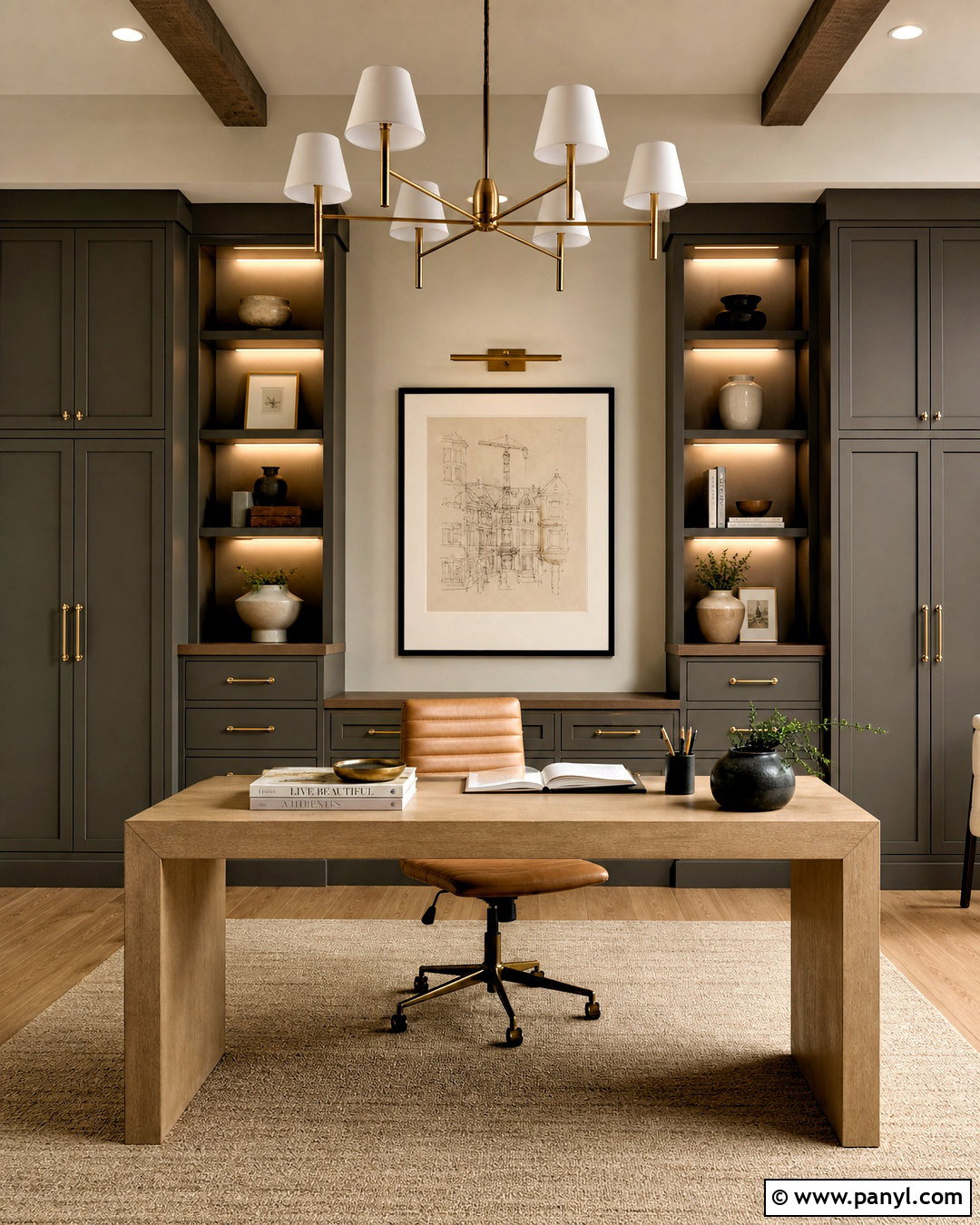 Urbane Bronze Office Cabinets - 20 urbane bronze office ideas