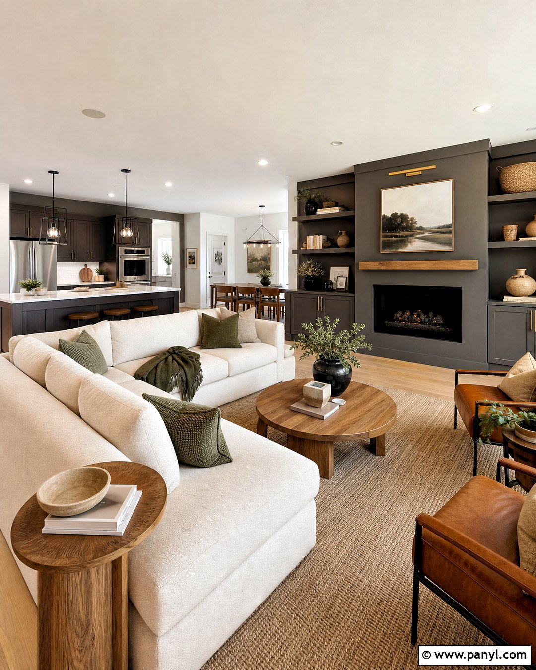 Urbane Bronze Open Concept Living Room - 20 urbane bronze living room ideas