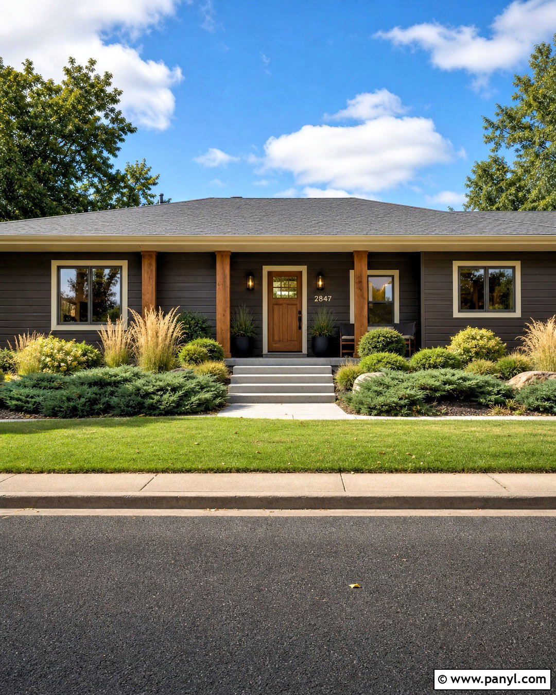 Urbane Bronze Ranch House Exterior - 20 urbane bronze sherwin williams exterior ideas