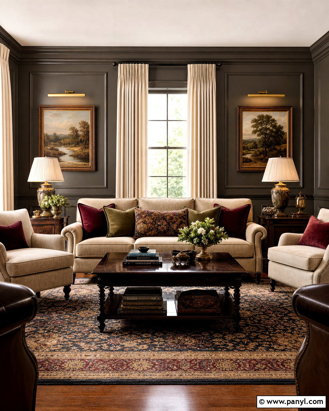 Urbane Bronze Traditional Living Room - 20 urbane bronze living room ideas