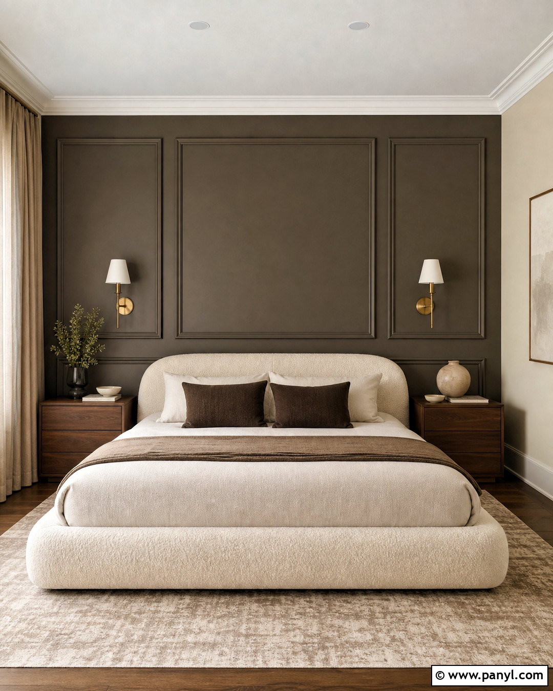 Urbane Bronze Wall Molding Bedroom - 20 urban bronze bedroom ideas