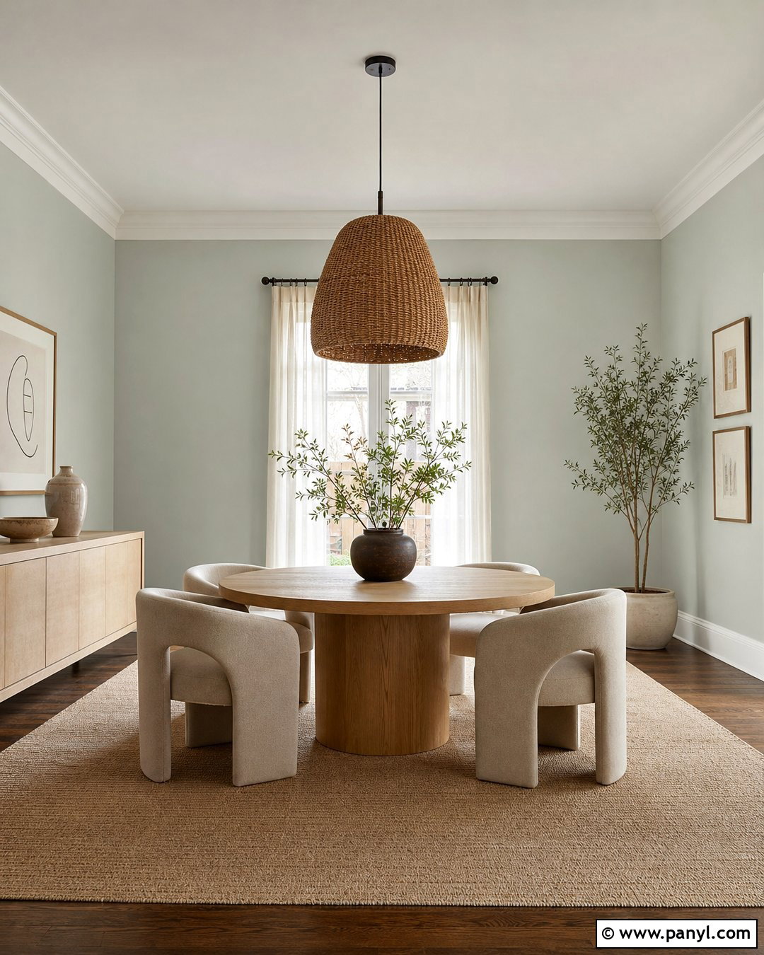 Vale Mist Dining Room With Natural Linen - 30 vale mist benjamin moore ideas