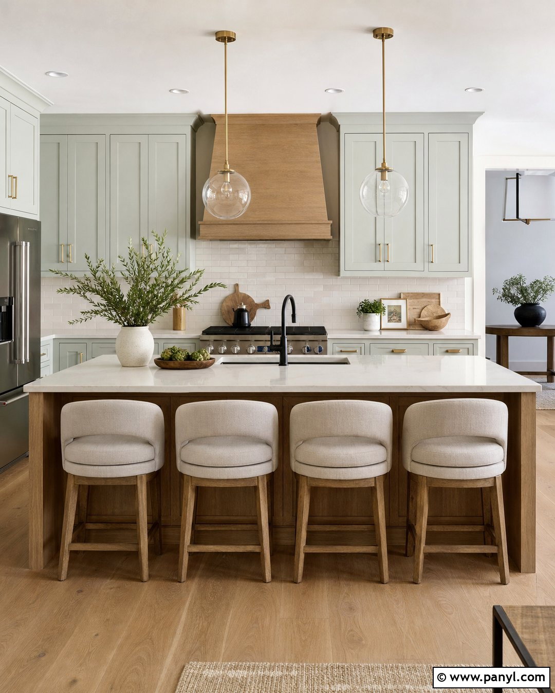 Vale Mist Kitchen Cabinets With Brass Hardware - 30 vale mist benjamin moore ideas