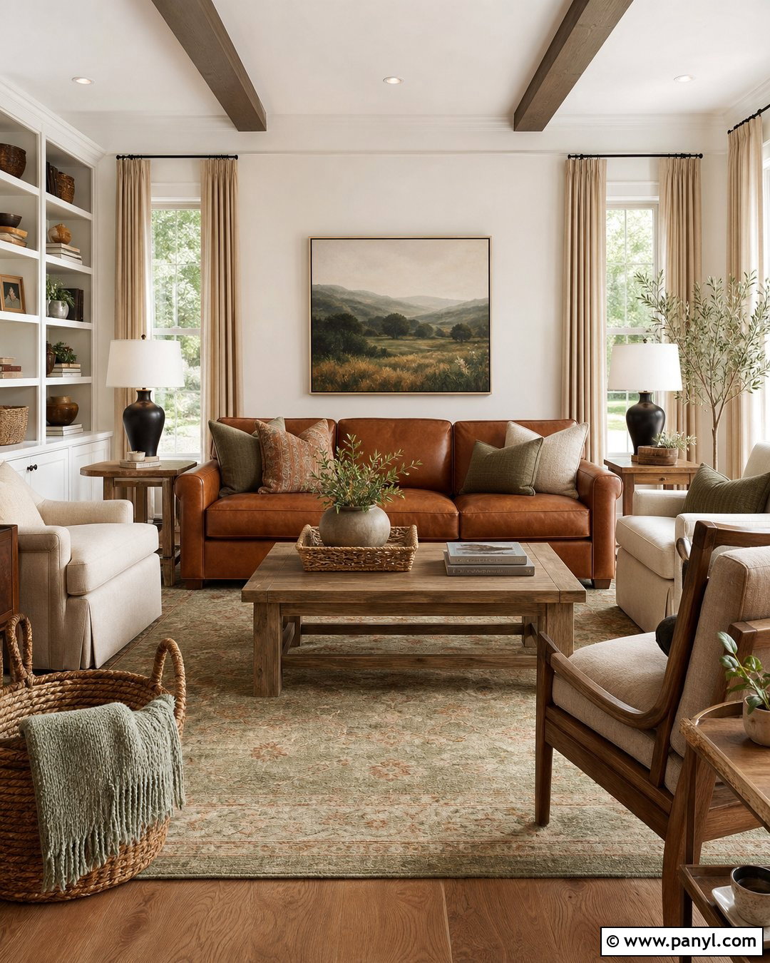 Vale Mist Living Room With Brown Leather - 30 vale mist benjamin moore ideas