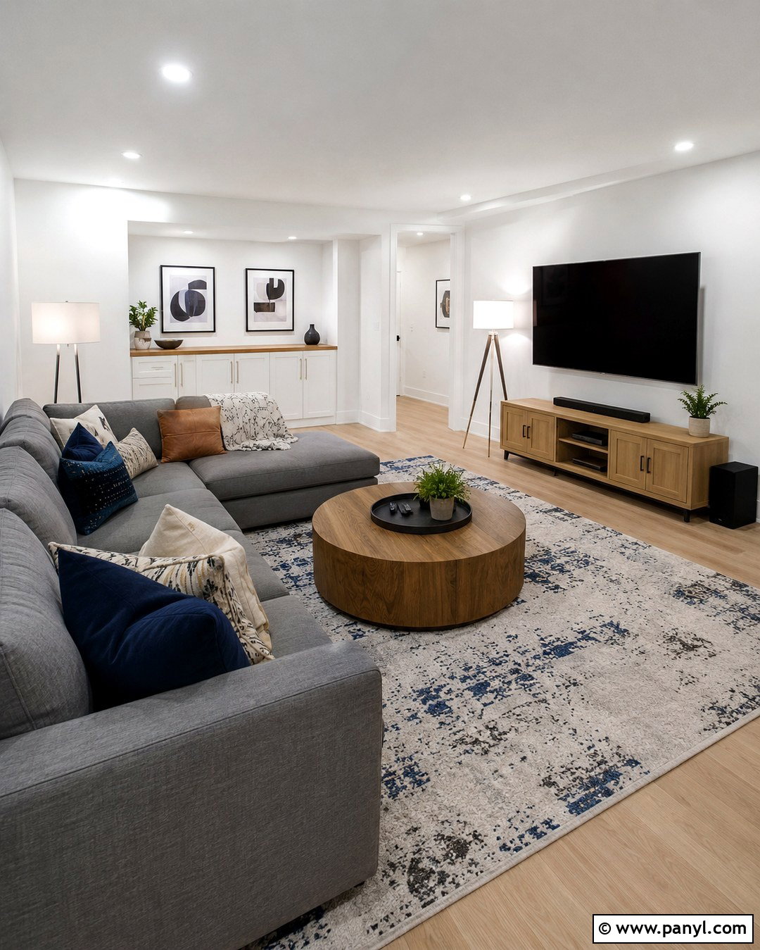 Valspar Ultra White Basement Family Room - 20 Valspar Ultra White Walls