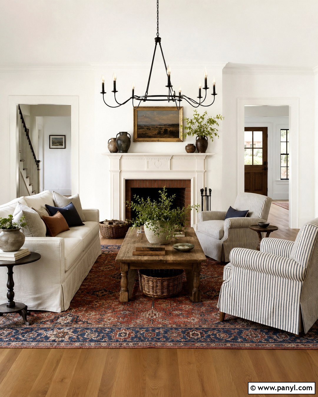Valspar Ultra White Farmhouse Living Room - 20 Valspar Ultra White Walls