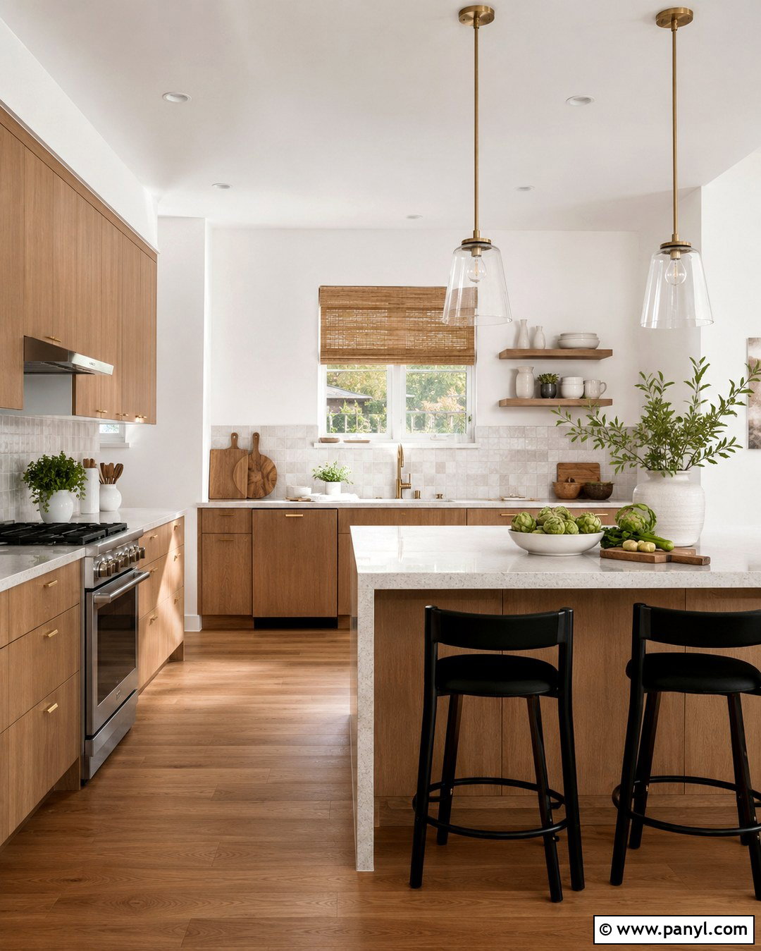 Valspar Ultra White Kitchen With Oak Cabinets - 20 Valspar Ultra White Walls