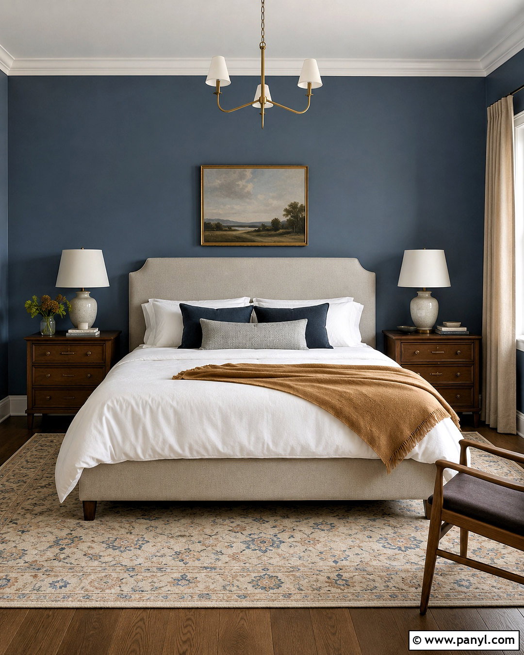 Van Deusen Blue Bedroom - 20 deep blue paint colors