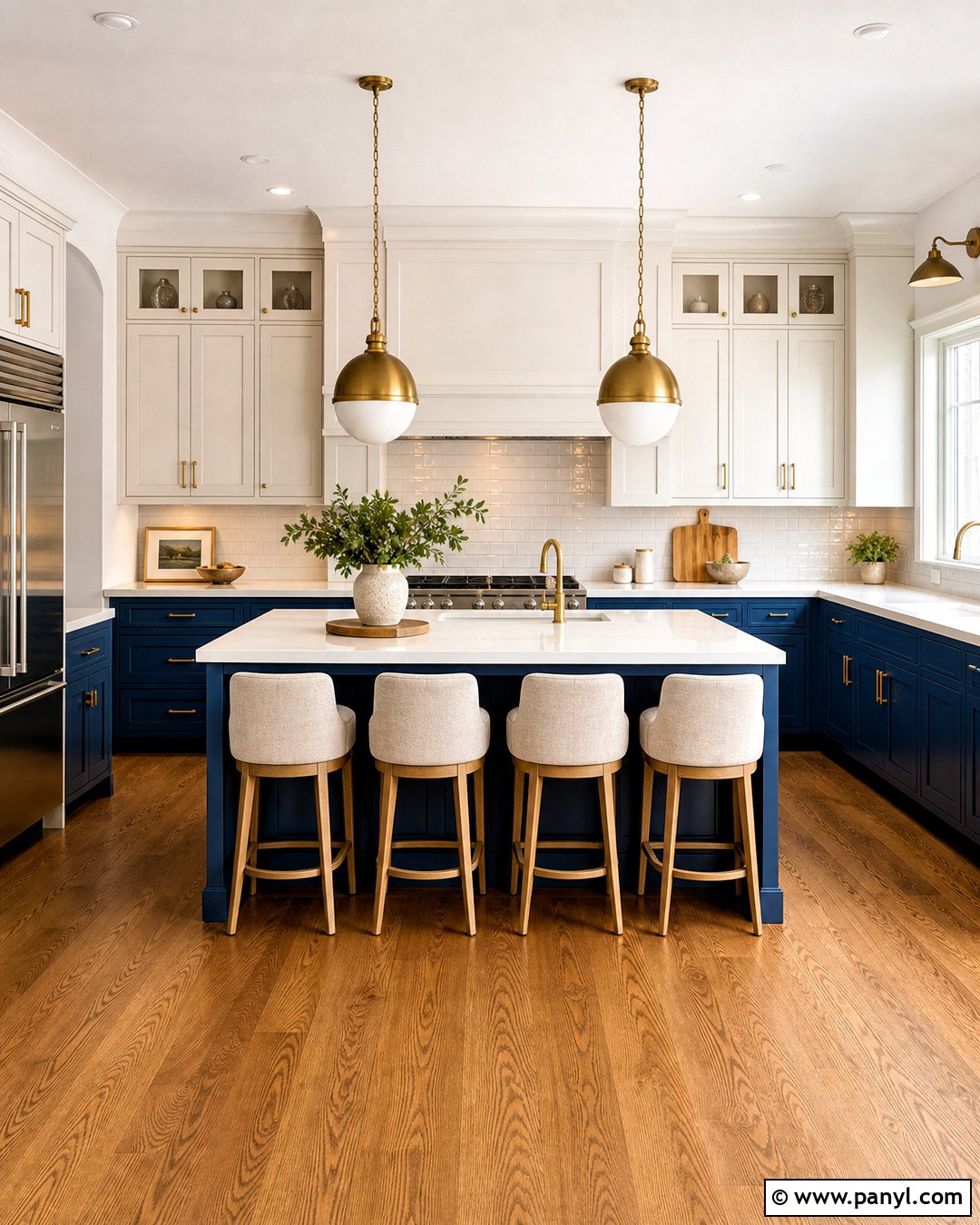 Van Deusen Blue Kitchen - 20 benjamin moore paint colors