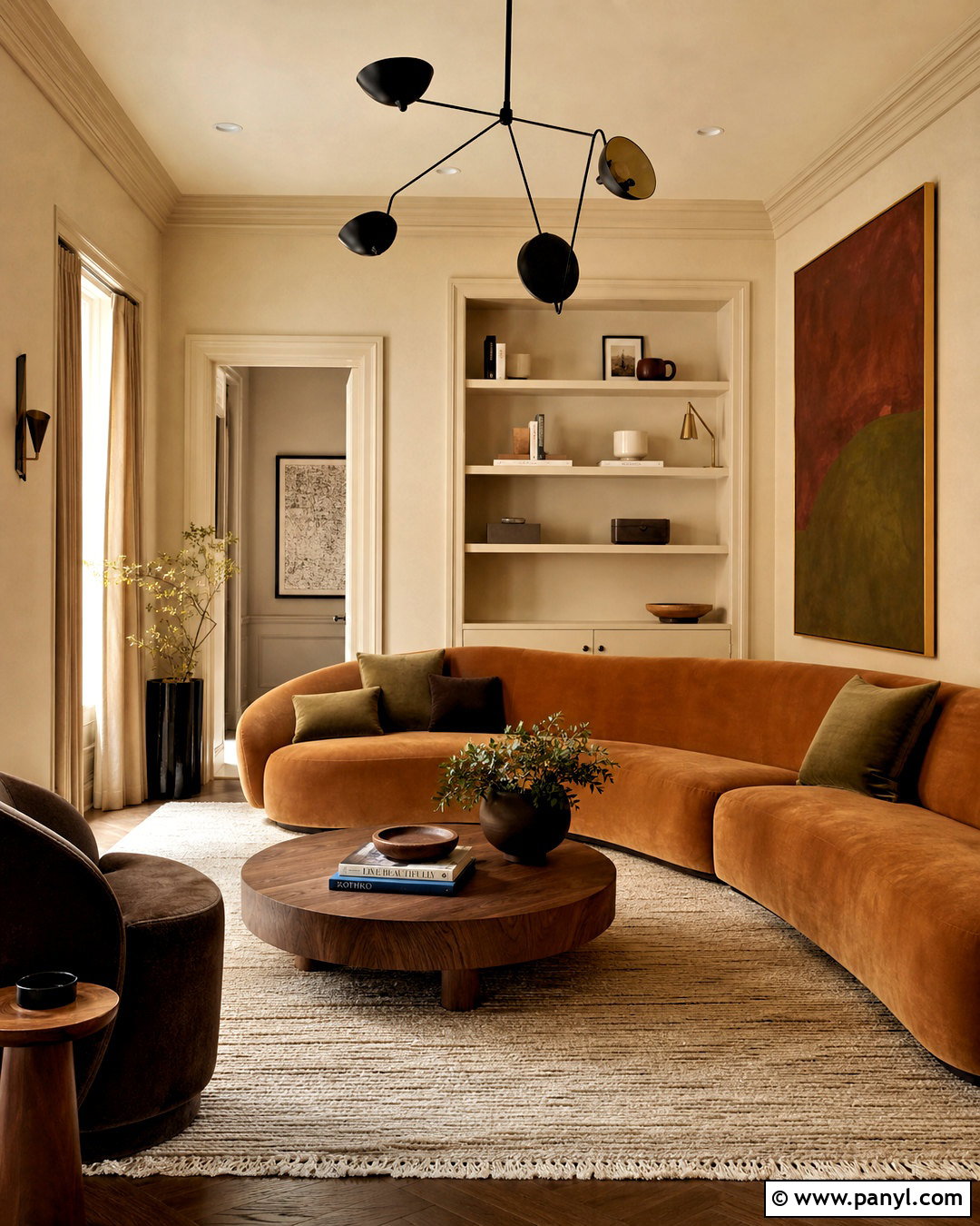 Vanilla Latte Color Drenched Room - 20 vanilla late room color ideas