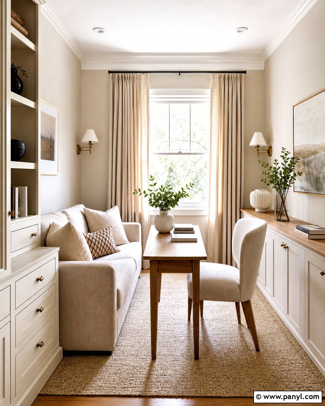 Vanilla Latte Small Room With Warm White - 20 vanilla late room color ideas