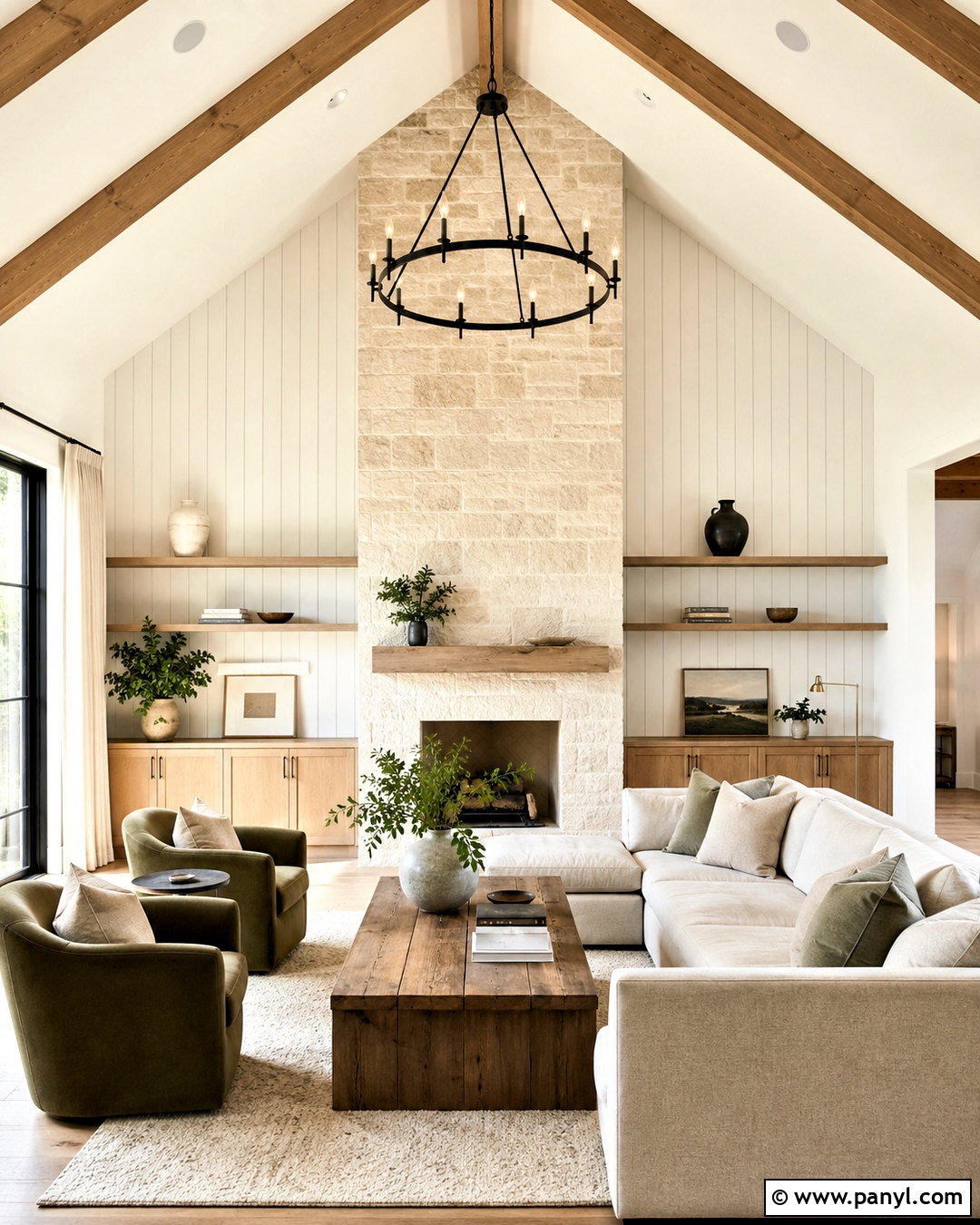 Vaulted Ceiling Accent Wall - 35 tall accent wall high ceilings