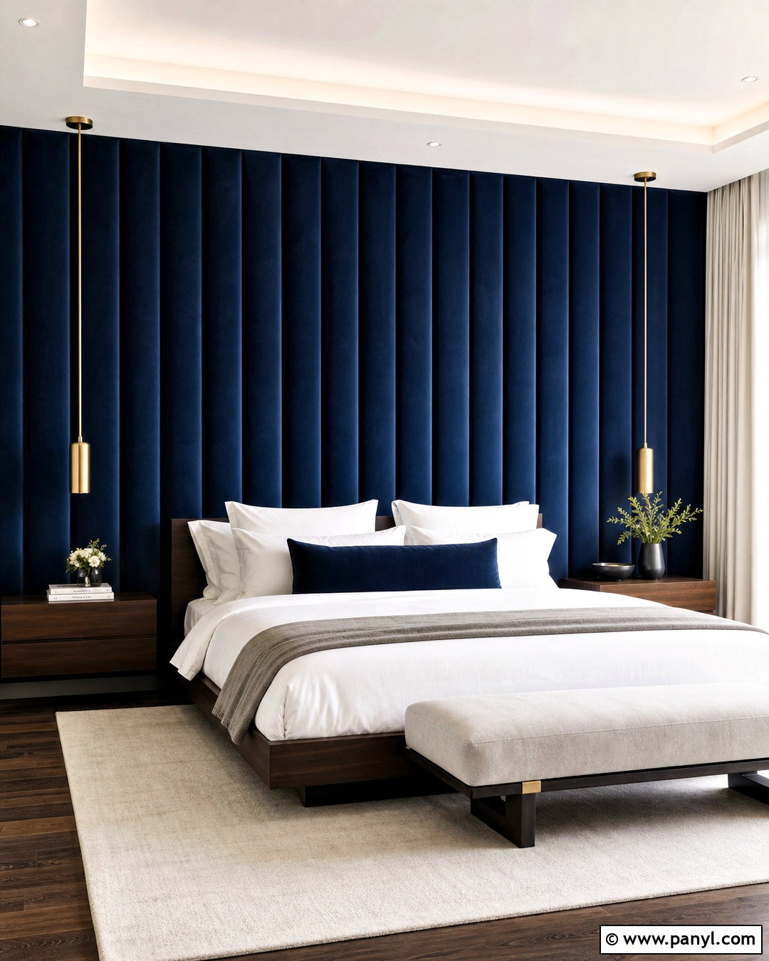 Velvet Channel Wall Panels - 20 wall panel texture ideas