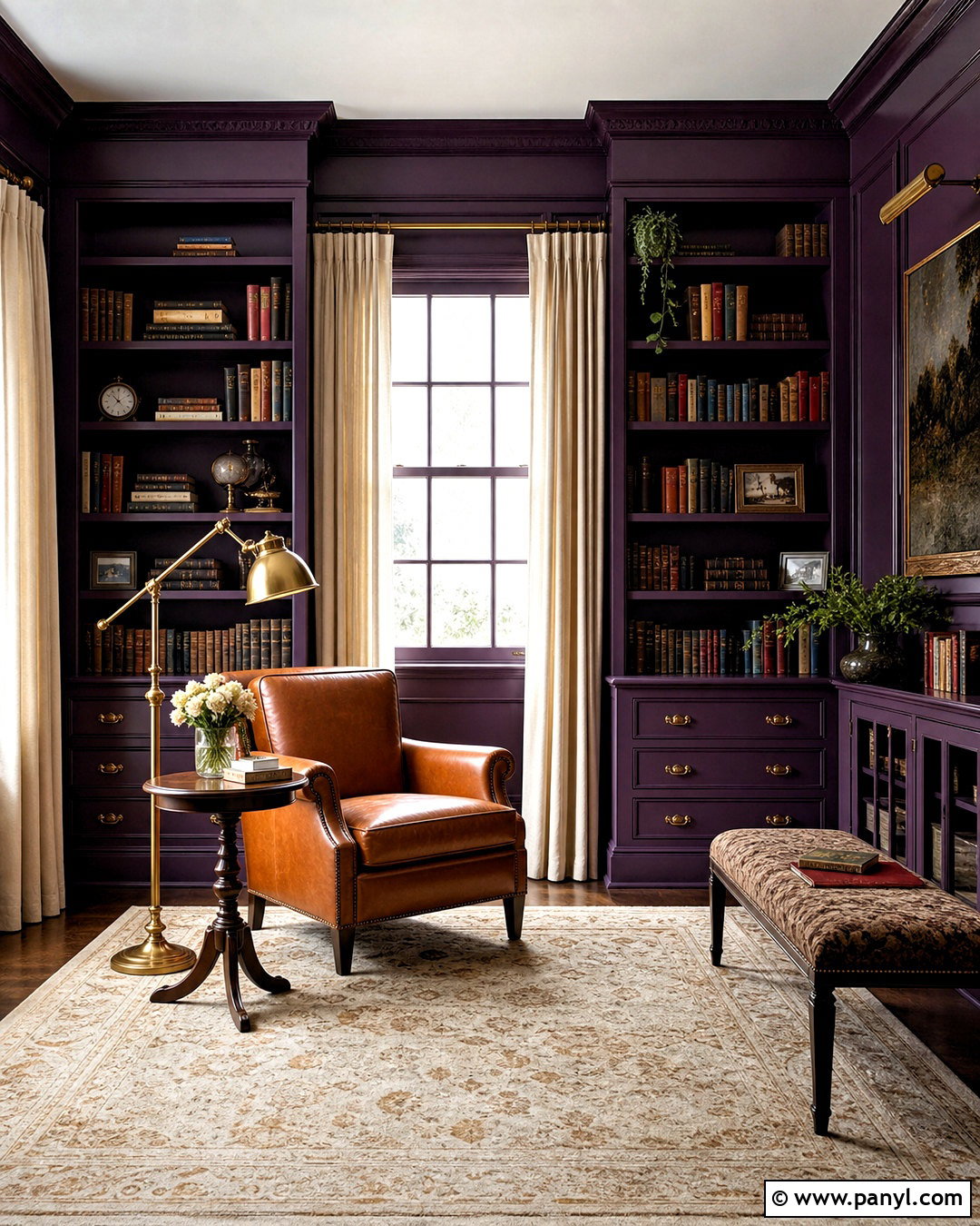 Velvet Cloak Purple Library - 20 royal purple paint colors