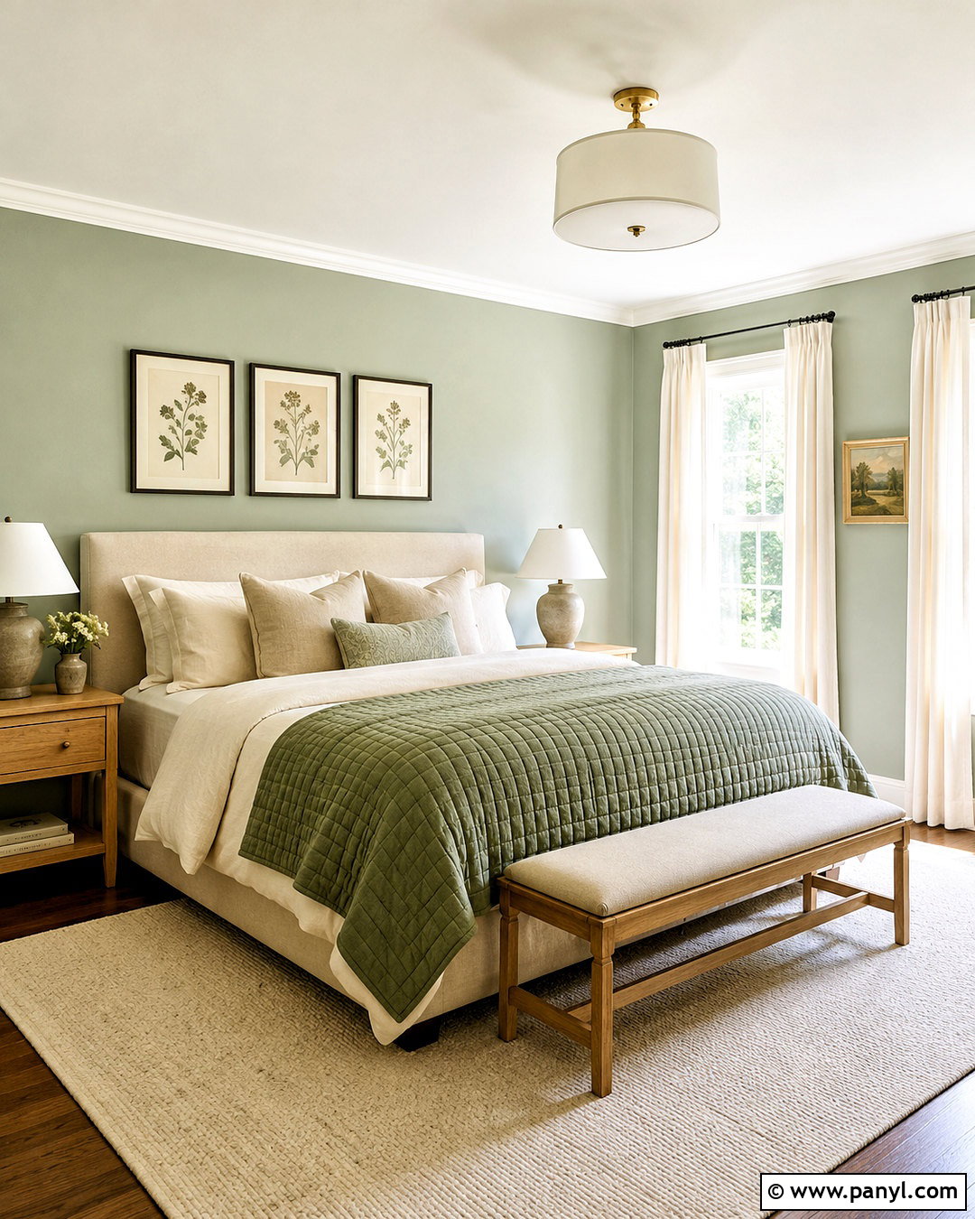 Veranda View Light Green Paint - 20 light green paint colors