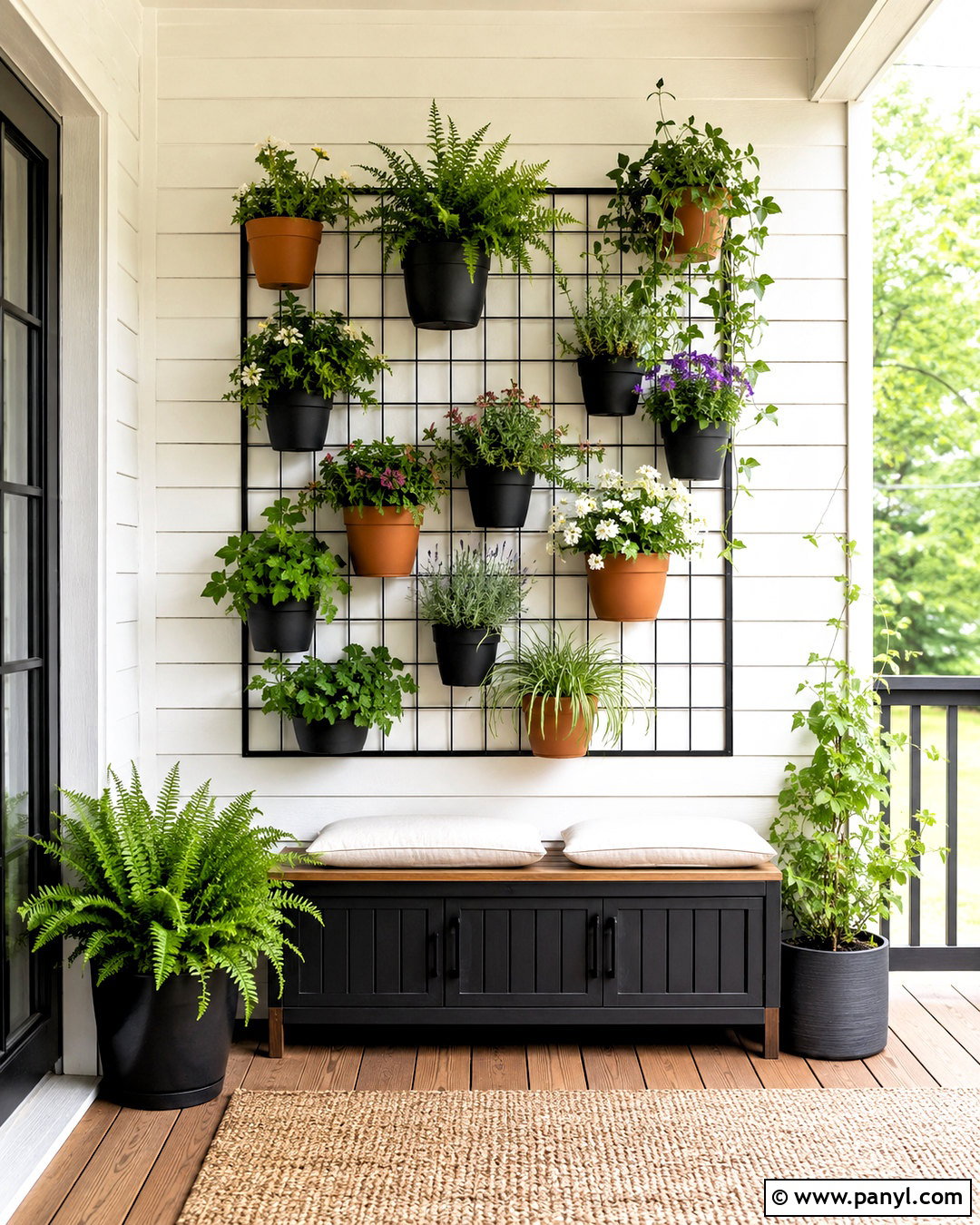 Vertical Garden Porch Wall - 20 porch wall design ideas