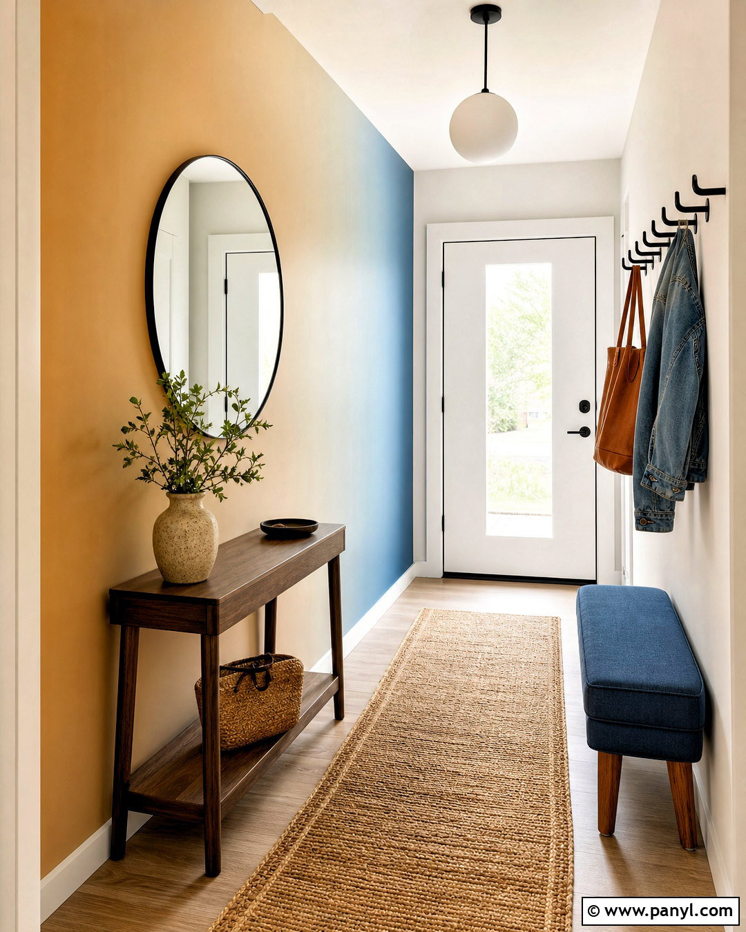 Vertical Gradient Wall - 20 gradient wall ideas