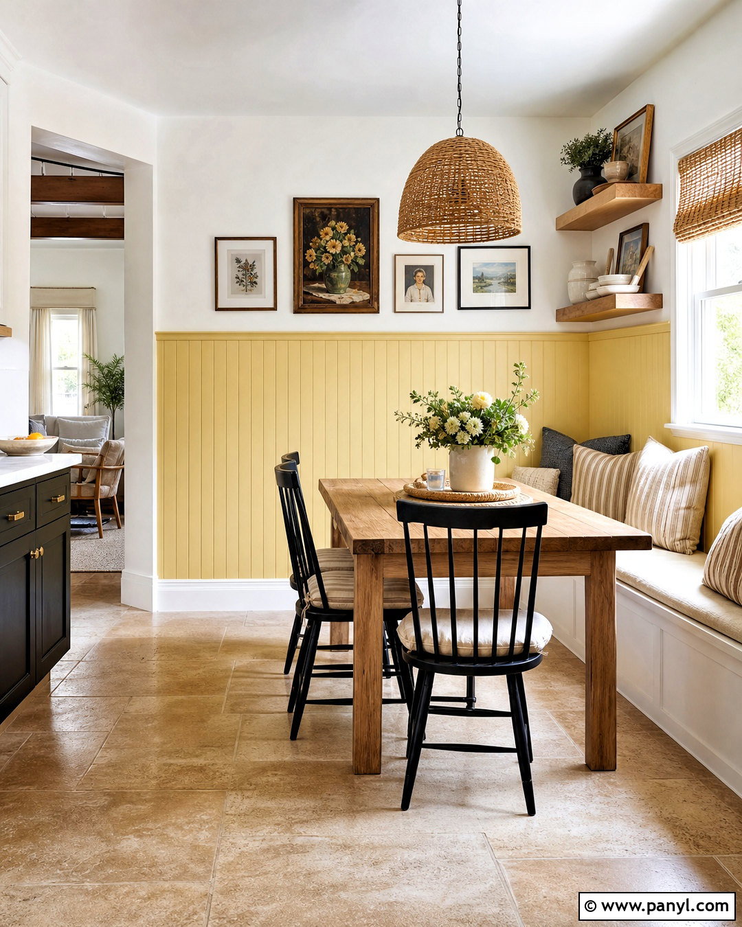Vertical Plank Half Wall In Kitchen - 20 half wall accent ideas