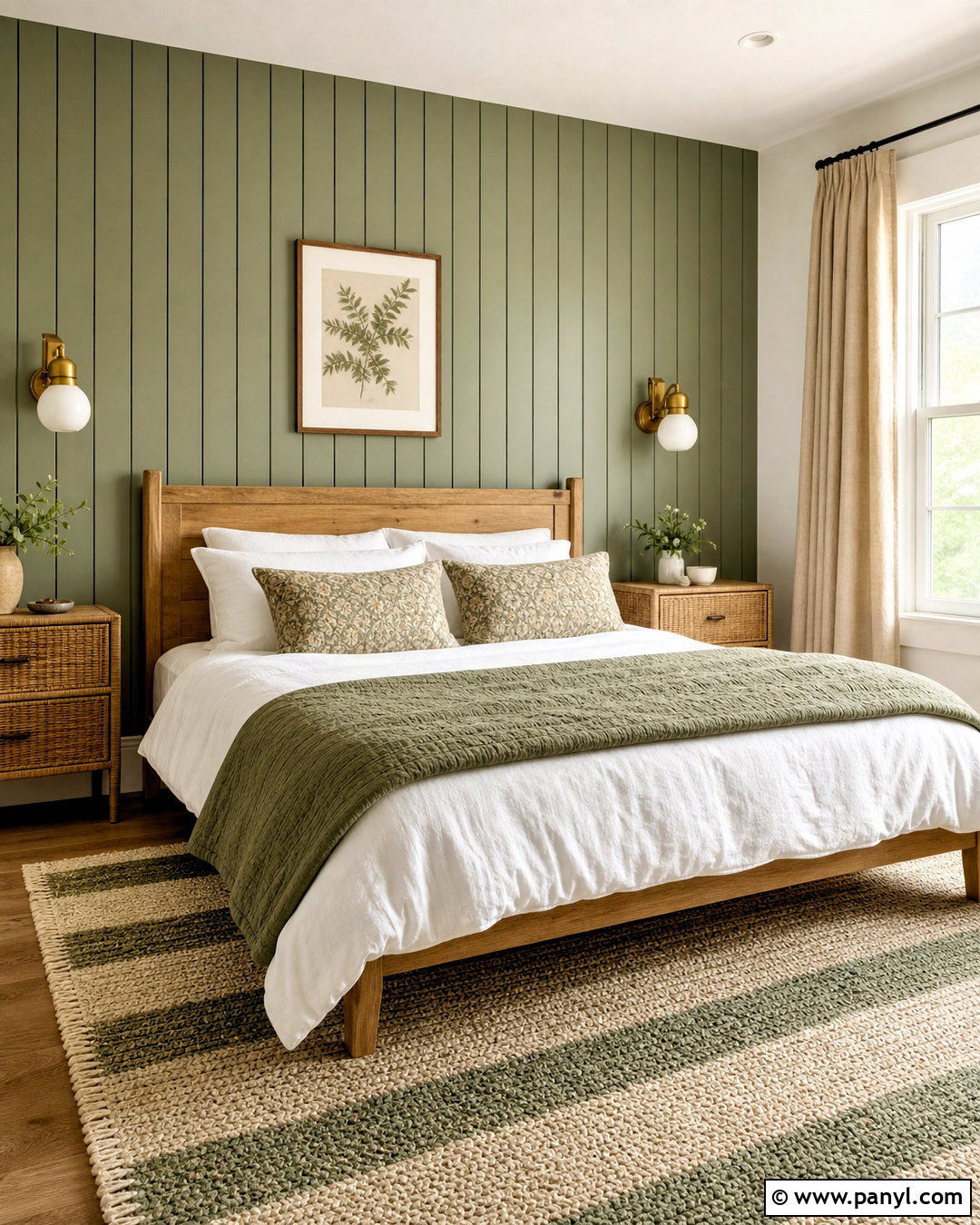 Vertical Shiplap Bedroom Wall - 20 statement wall bedroom ideas