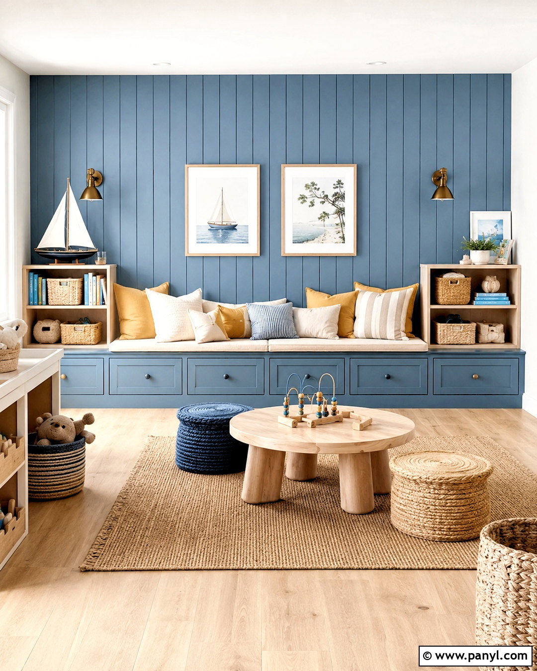 Vertical Shiplap Playroom Accent Wall - 20 playroom accent wall ideas